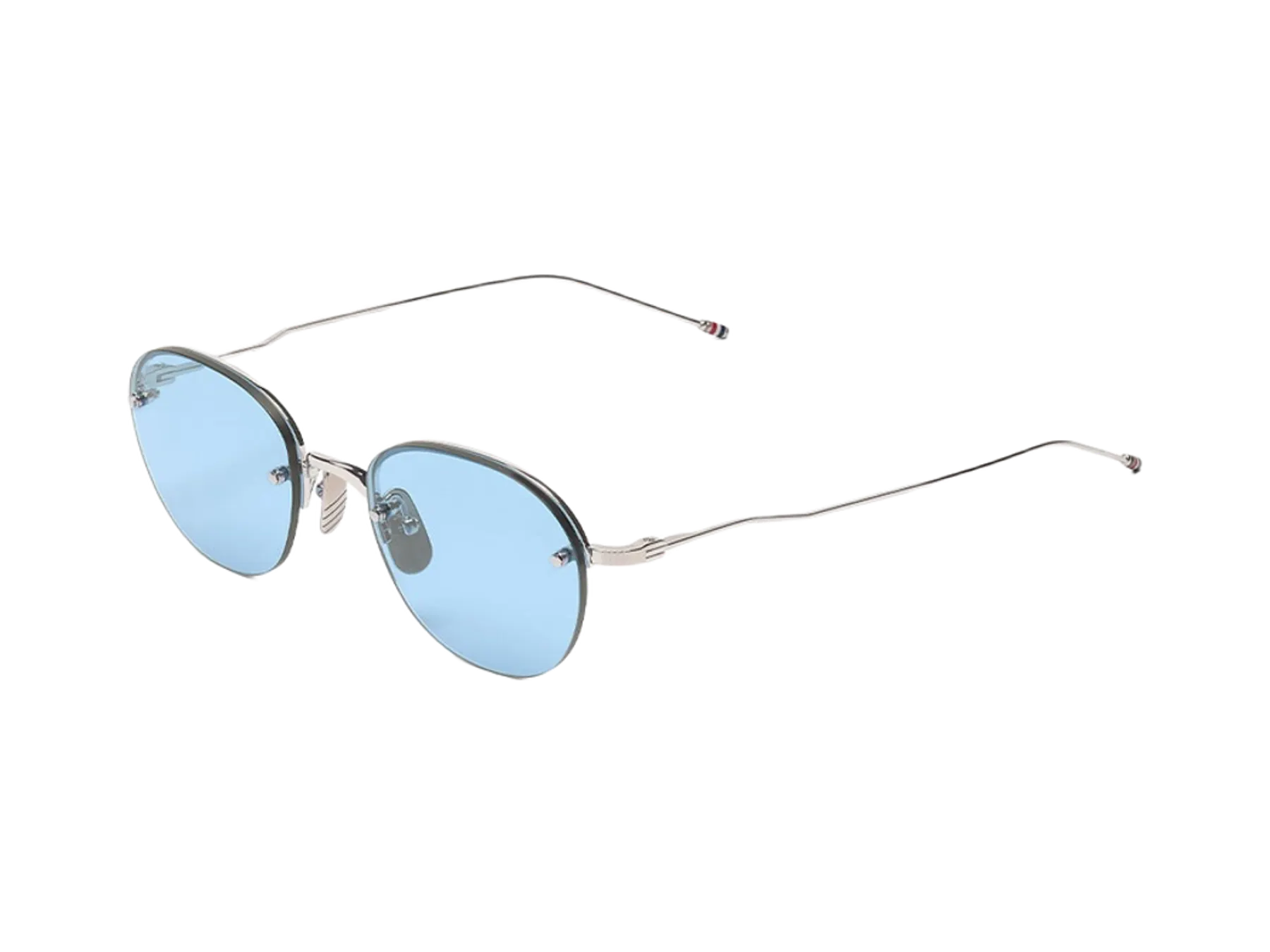 Thom Browne UES959A sunčane naočare, boja Silver, pogled iz ugla