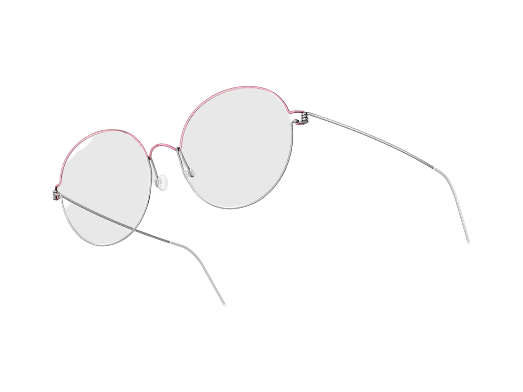 Lindberg Air Titanium Rim Jenny dioptrijske naočare, boja rose polished / grey polished, pogled iz ugla
