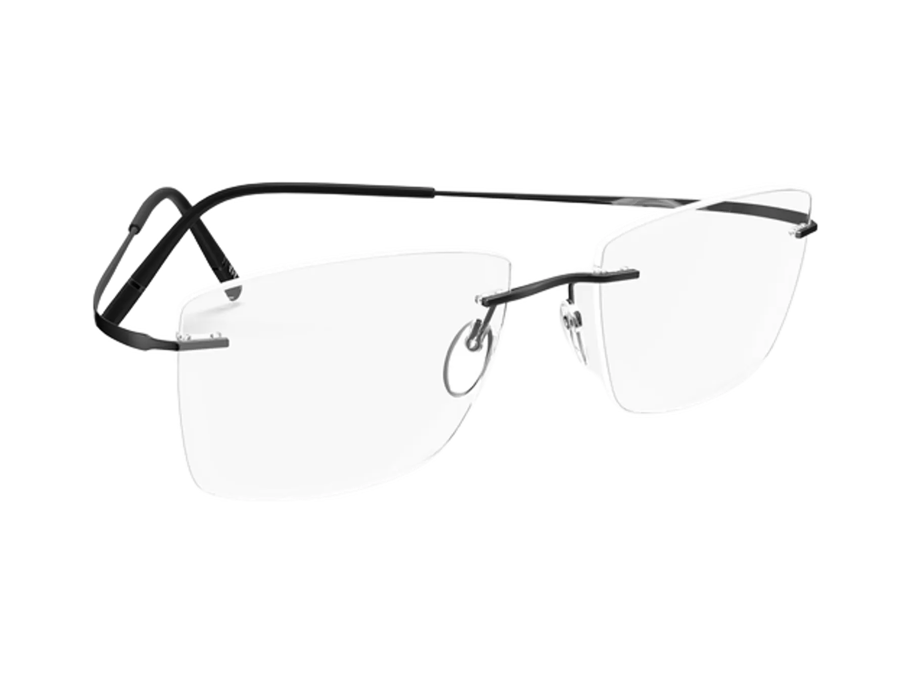 Silhouette TMA Stellar 5599 MK dioptrijske naočare, boja Rocket Black, pogled iz ugla