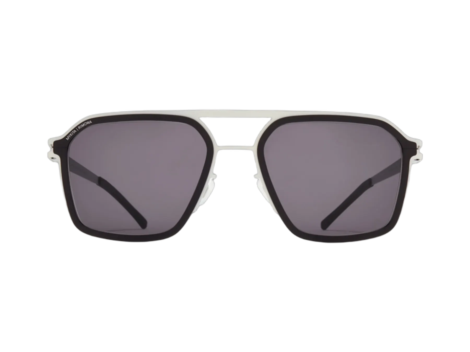 Mykita MR003 naočare, boja White Silver/Black, pogled spreda