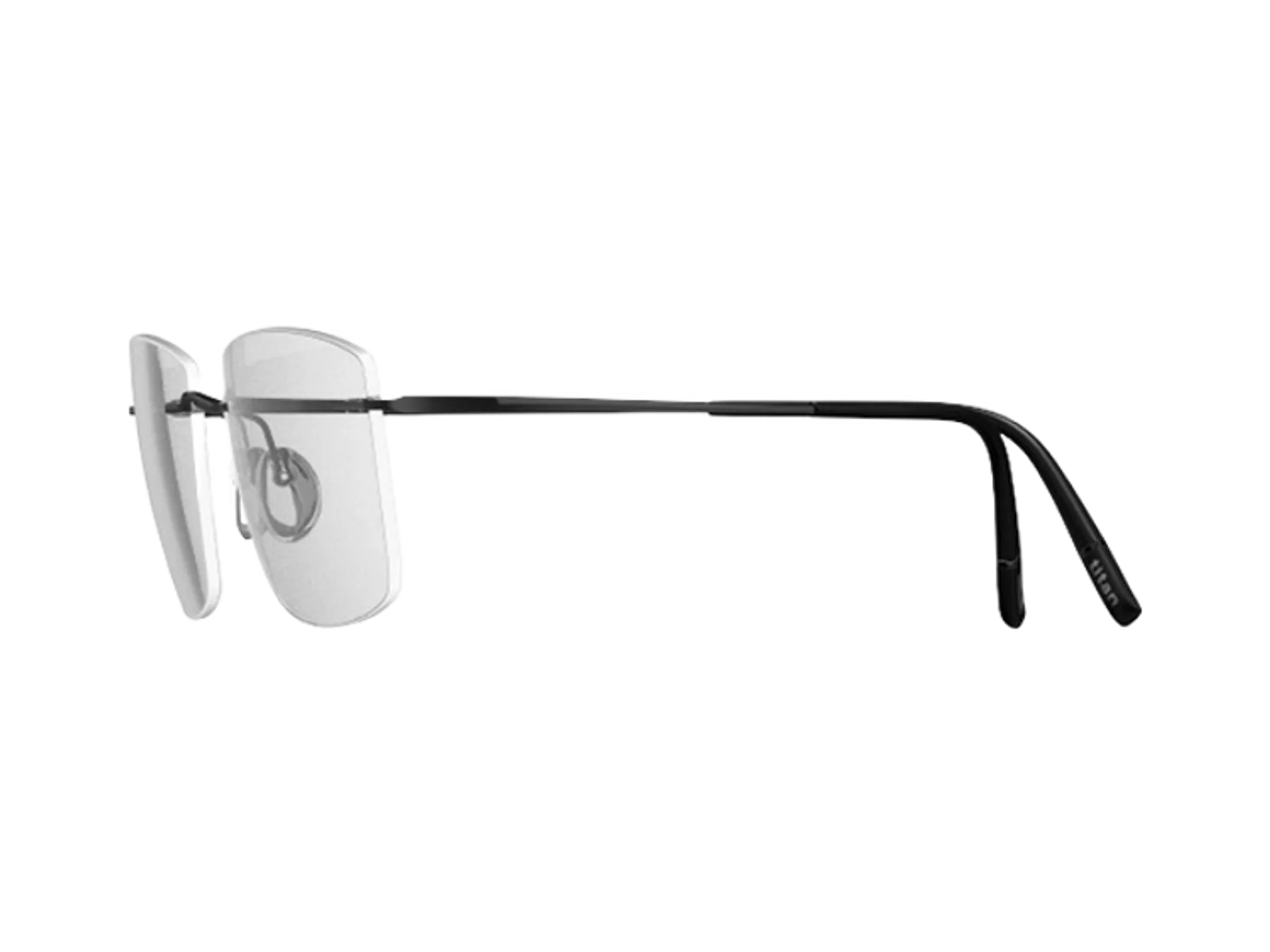 Silhouette TMA Stellar 5599 MK dioptrijske naočare, boja Rocket Black, pogled sa strane