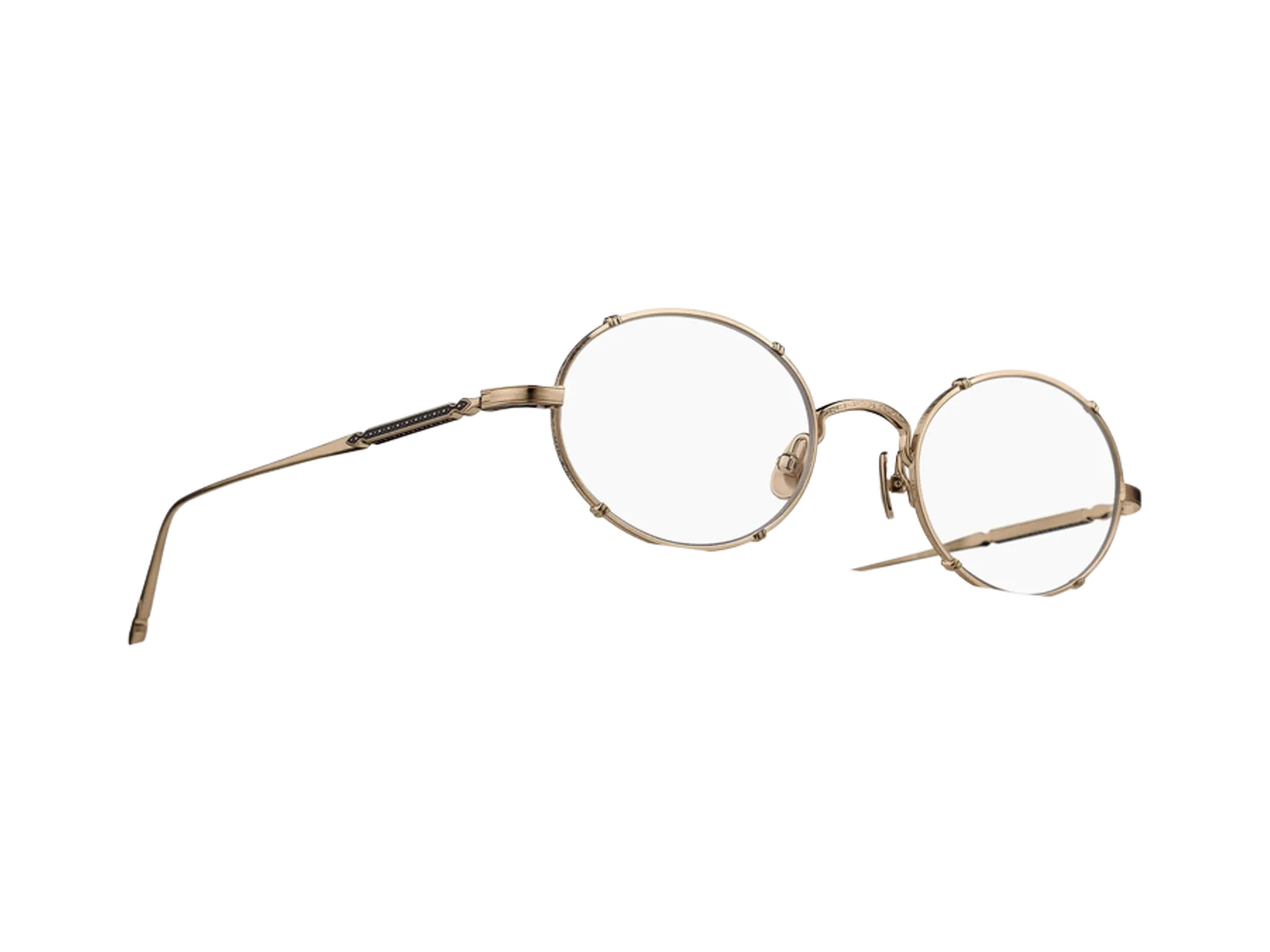 Matsuda M3150 dioptrijske naočare, boja Brushed Gold, pogled iz ugla