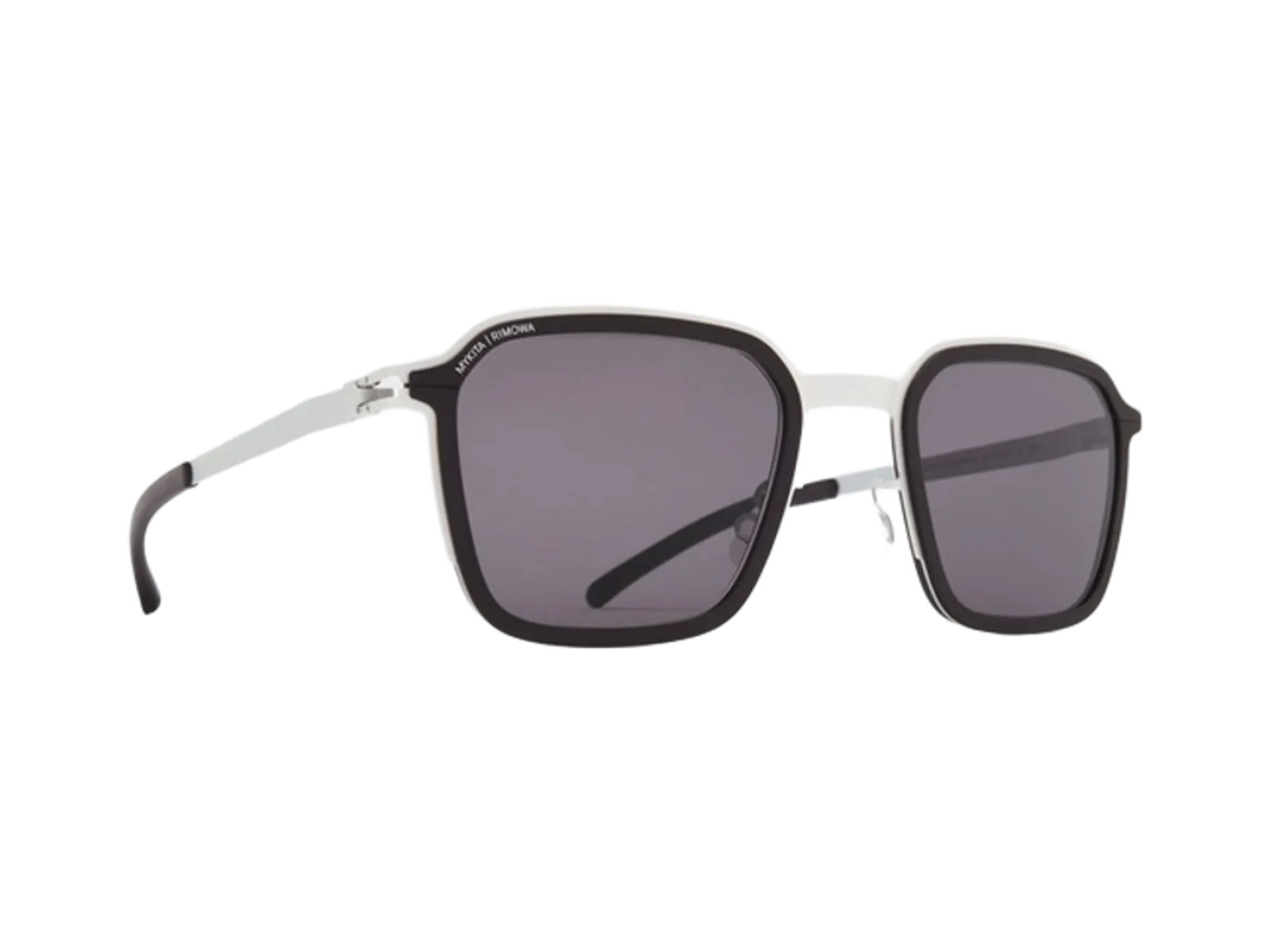 Mykita MR002 sunčane naočare, boja White Silver/Black, pogled iz ugla