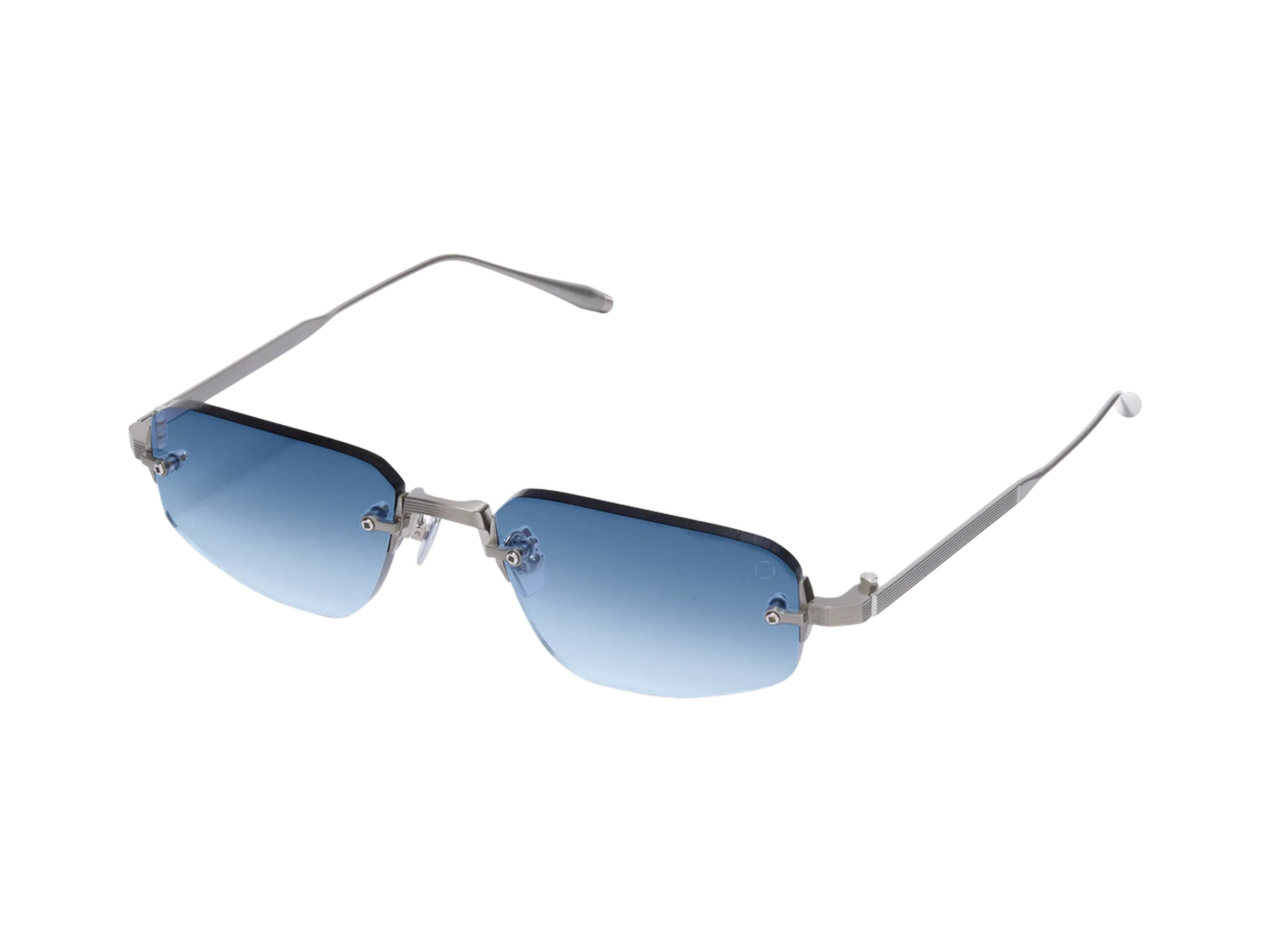 Akoni Juno-Three sunčane naočare, boja Antique Silver/Silver, pogled iz ugla