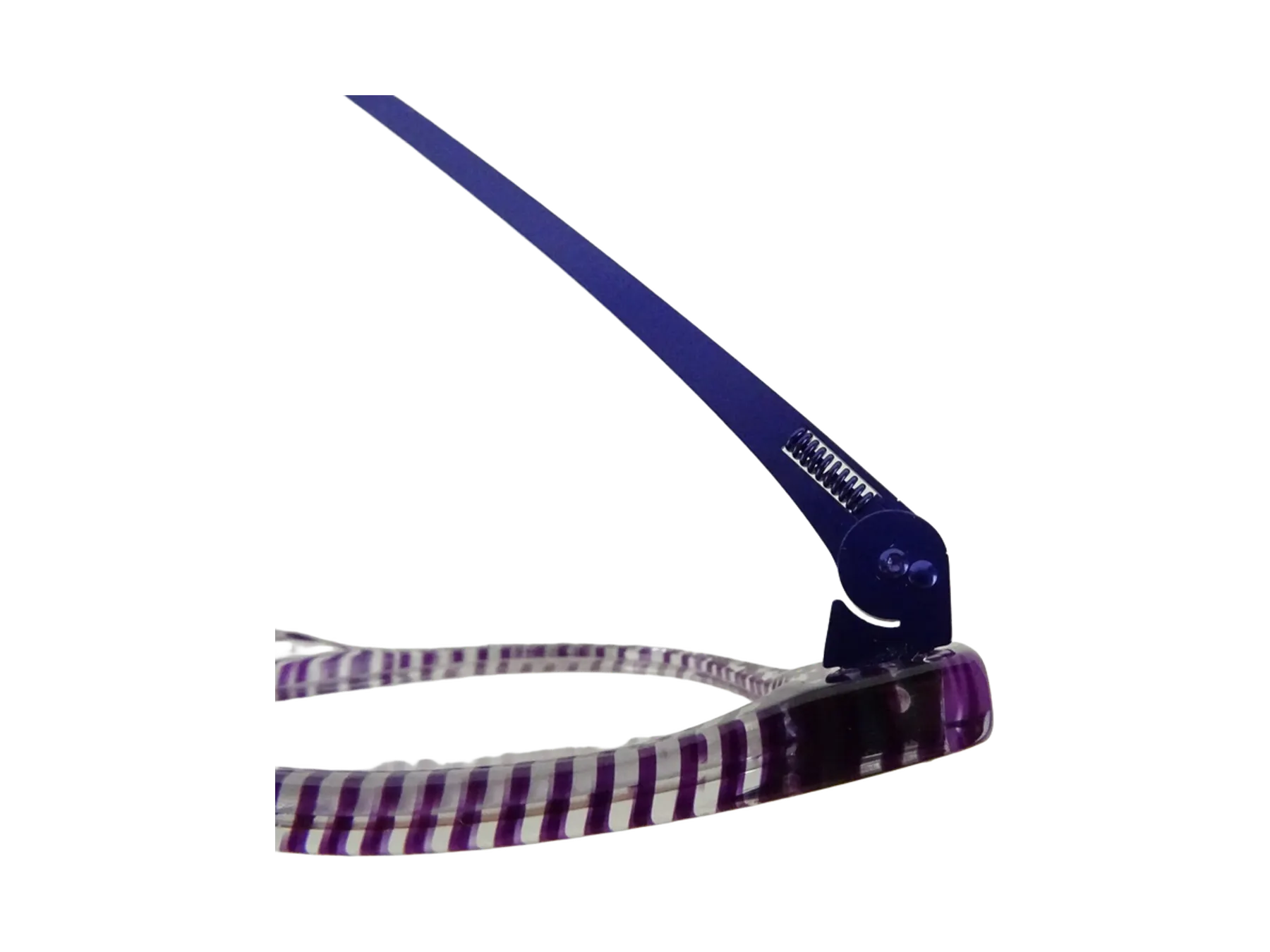Theo Kartoffel dioptrijske naočare, boja Purple Transparent, detalj