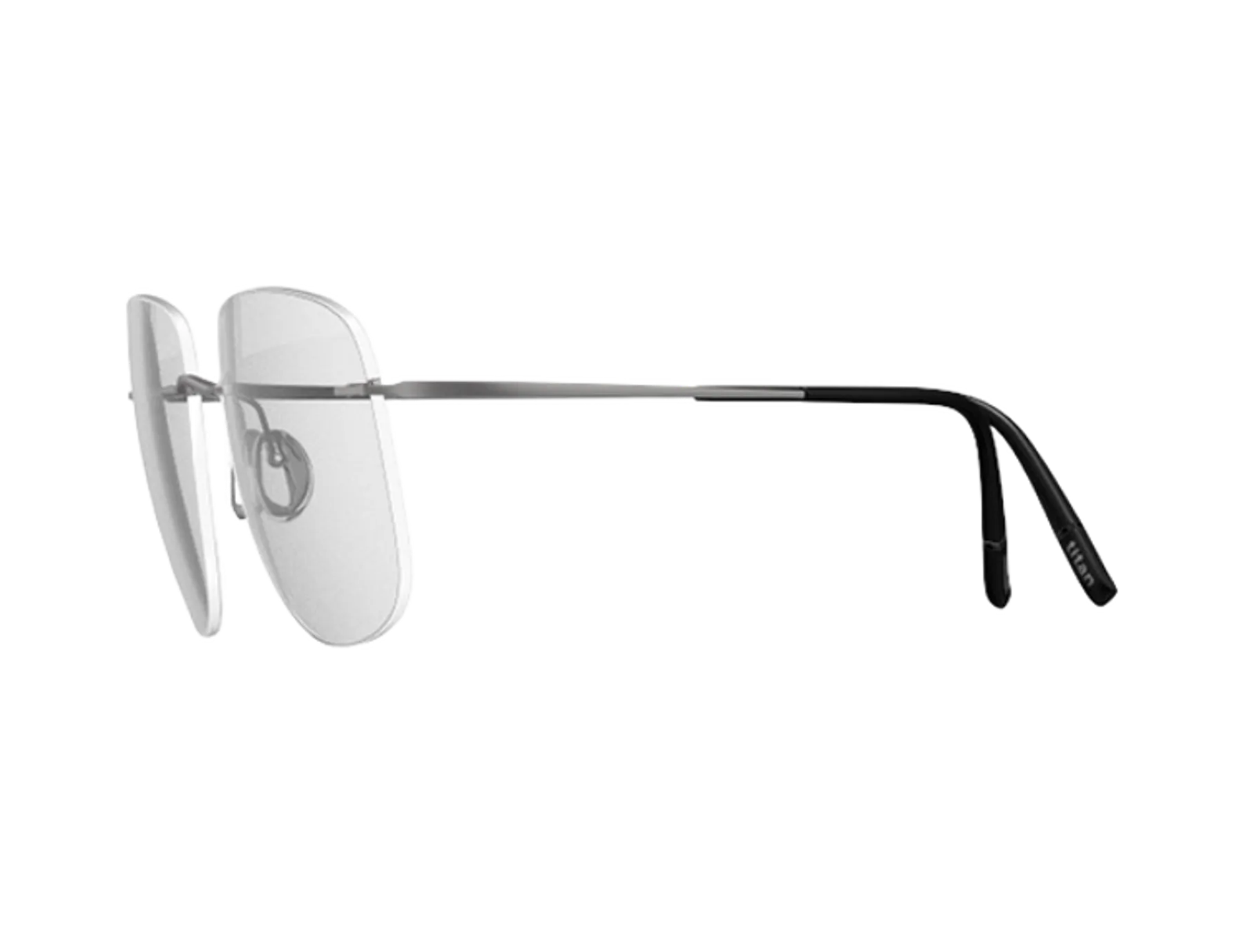 Silhouette TMA Stellar 5599 NL optical glasses, colour Orbit Ruthenium, side view