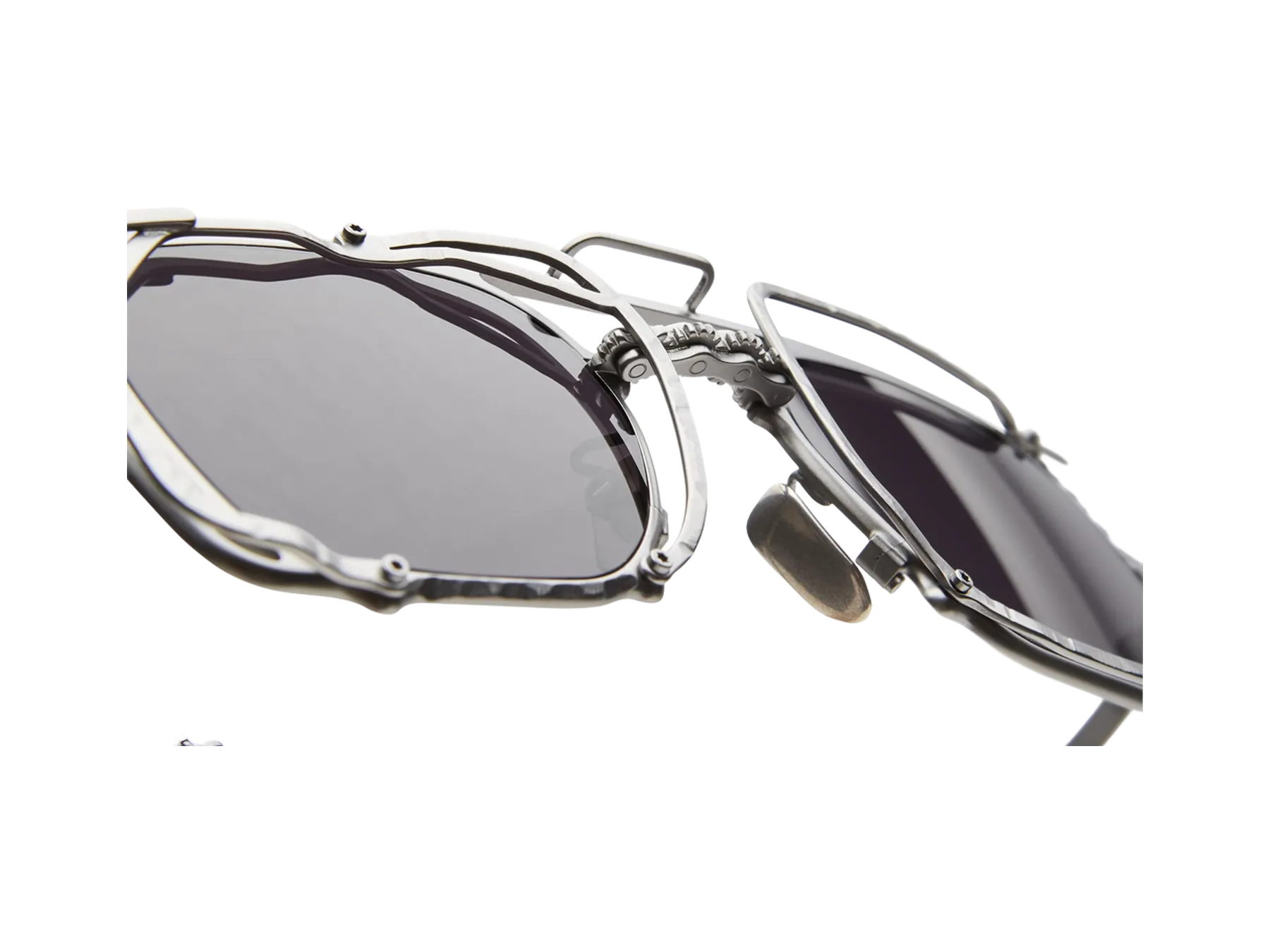 Kuboraum Z51 sunčane naočare, boja Dark Matt Gun Metal, detalj