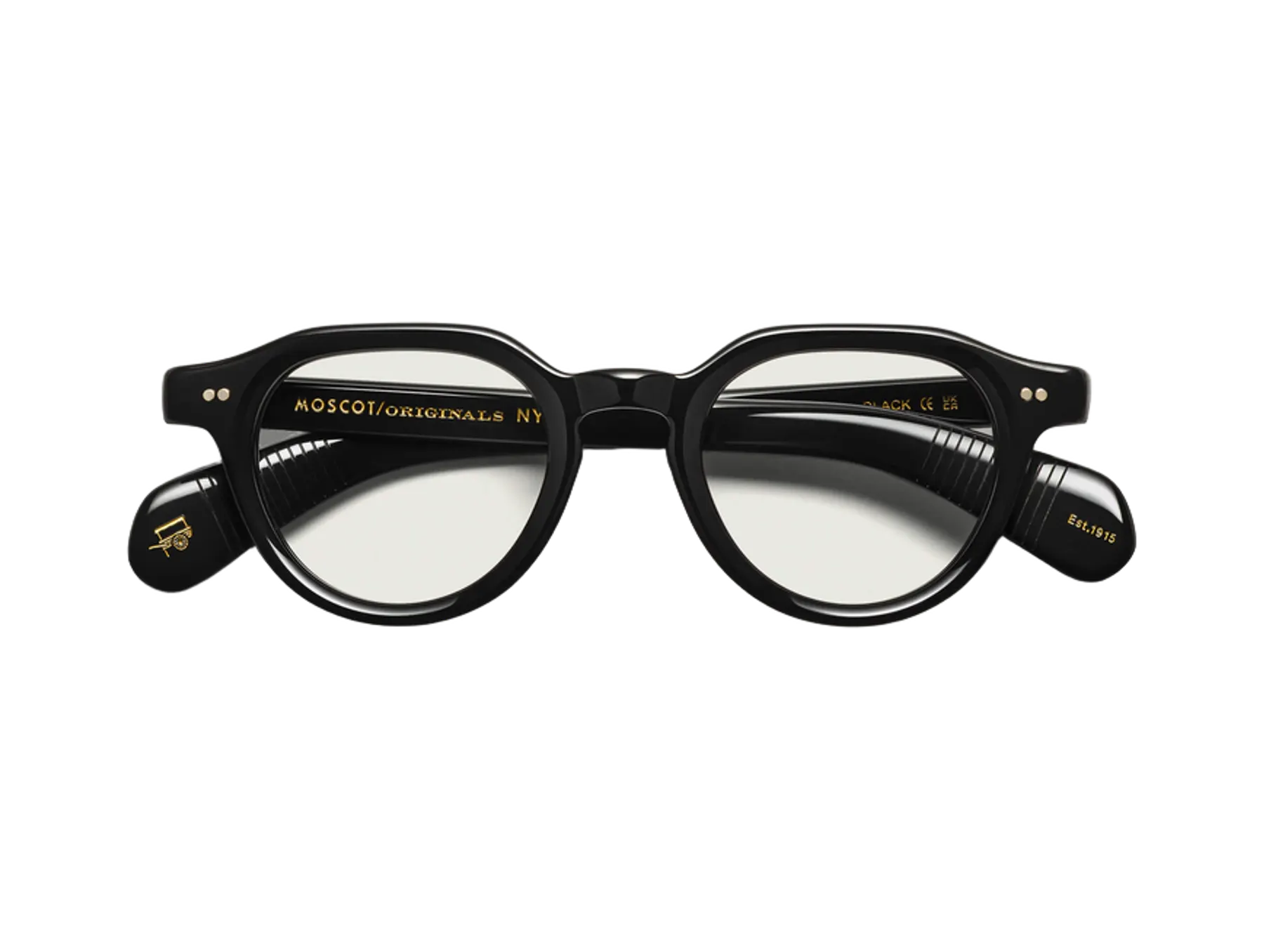 Moscot Baitsim dioptrijske naočare, boja Black, pogled spreda
