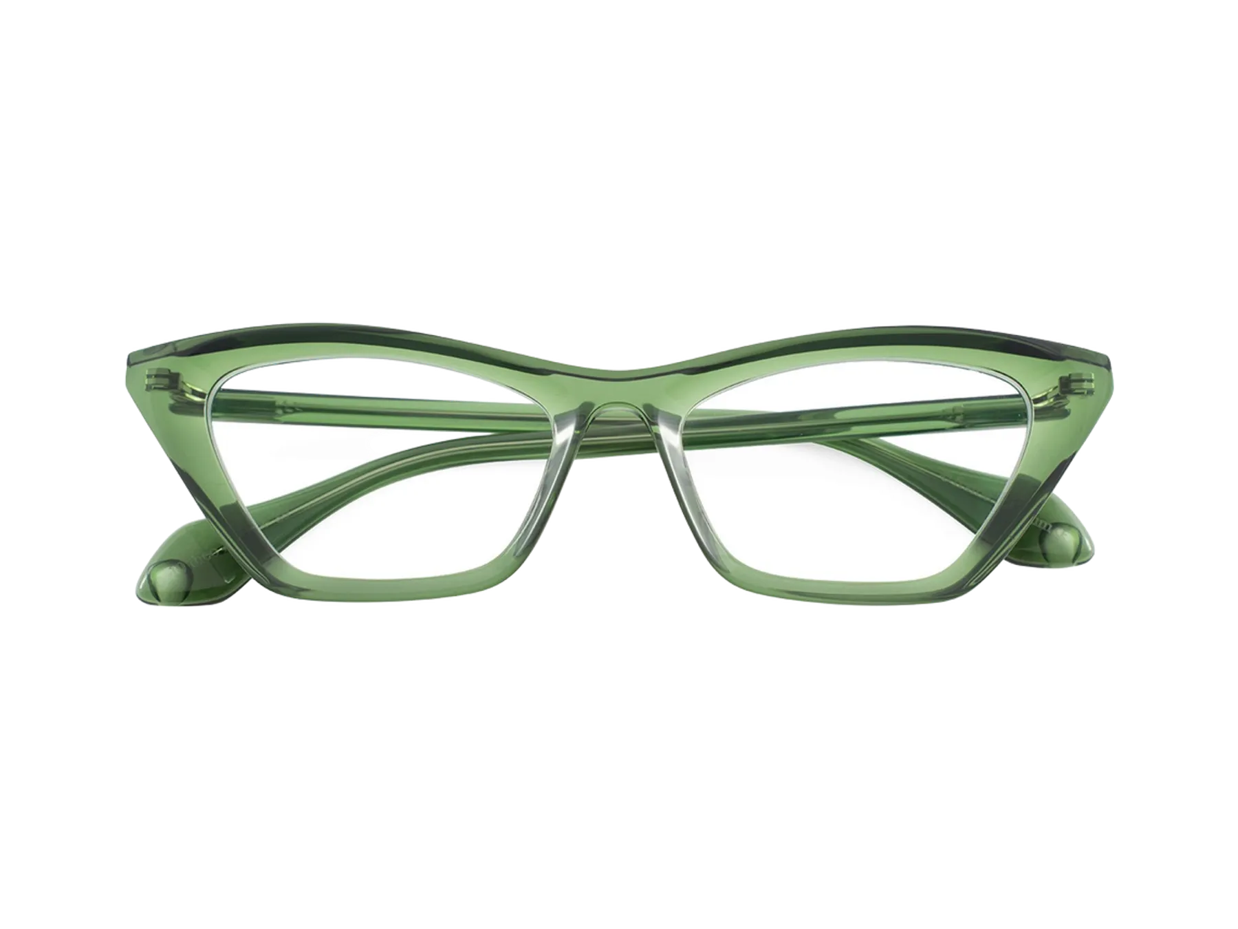 Theo Mille+89 dioptrijske naočare, boja Transparent Chromiumoxide Green, sklopljene