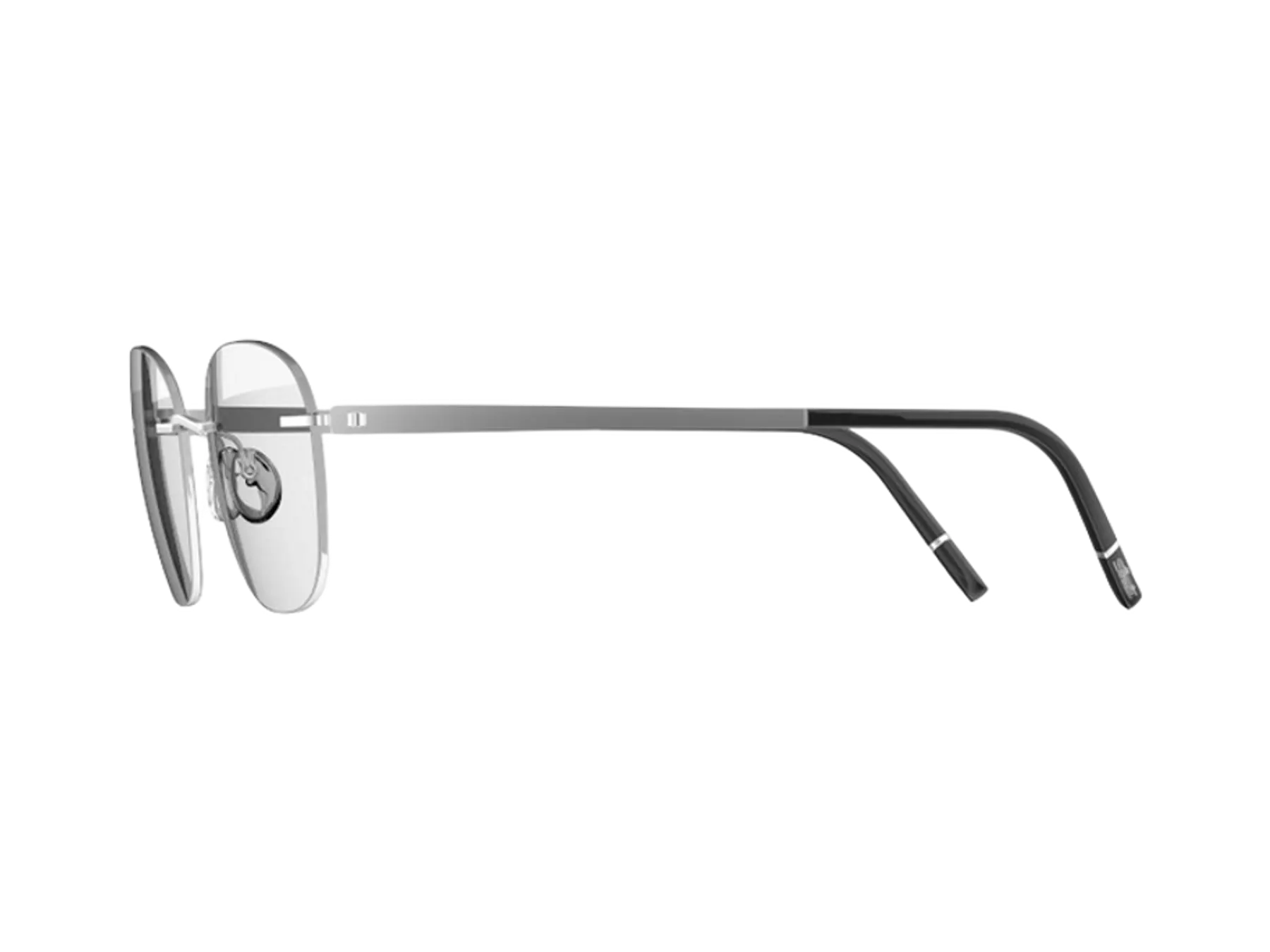 Silhouette Momentum Aurum 0L009 NJ dioptrijske naočare, boja Pure Platinum, pogled sa strane