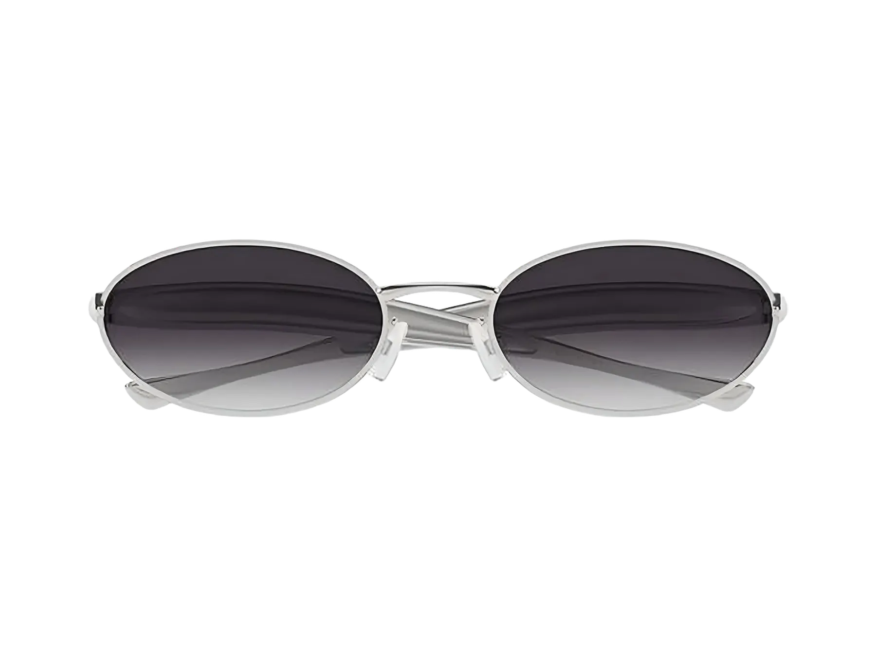 Bottega Veneta BV1386S sunčane naočare, boja Silver, pogled spreda