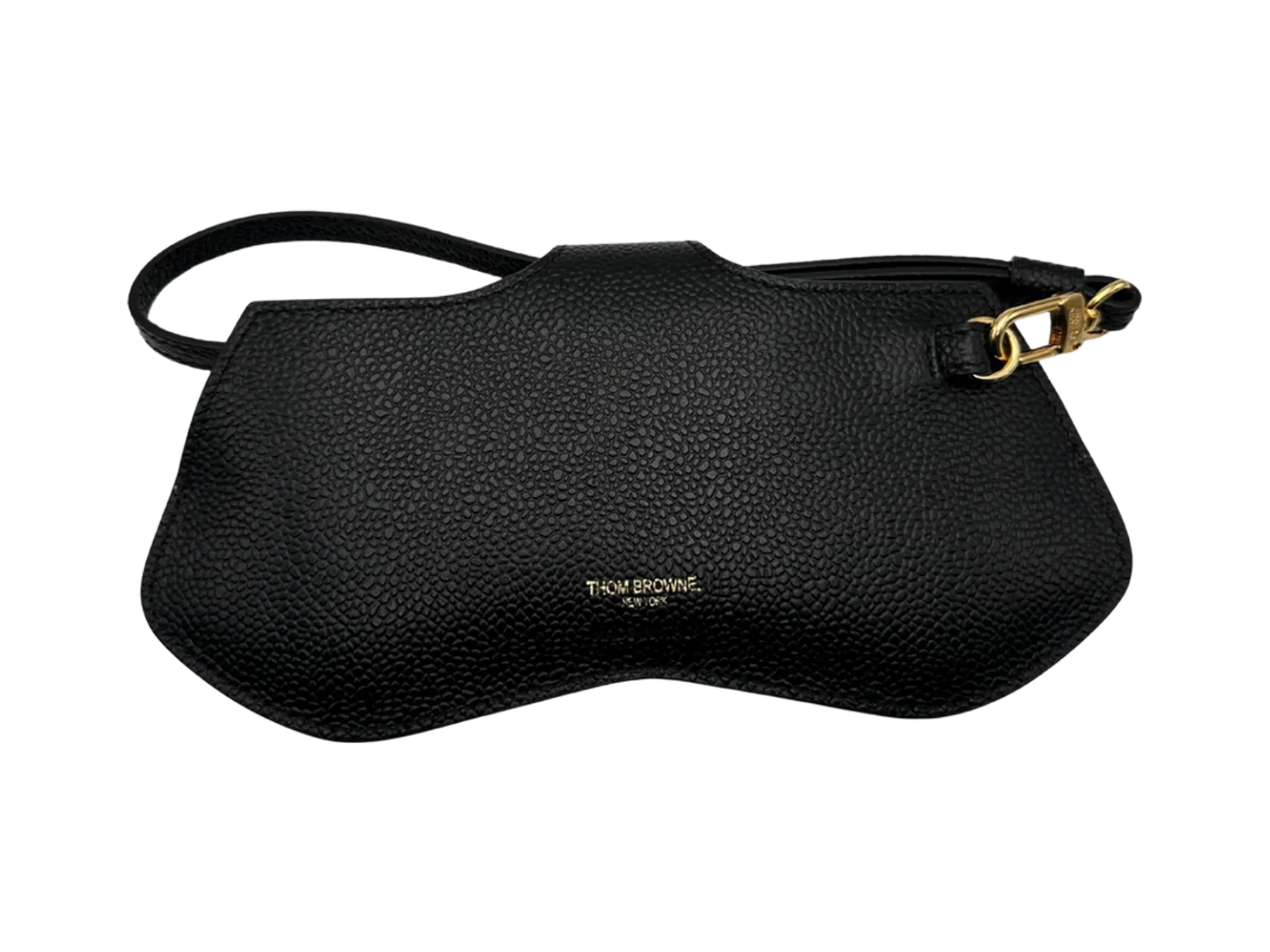 Thom Browne UAC058A futrola za naočare, boja Black, poleđina sa logom