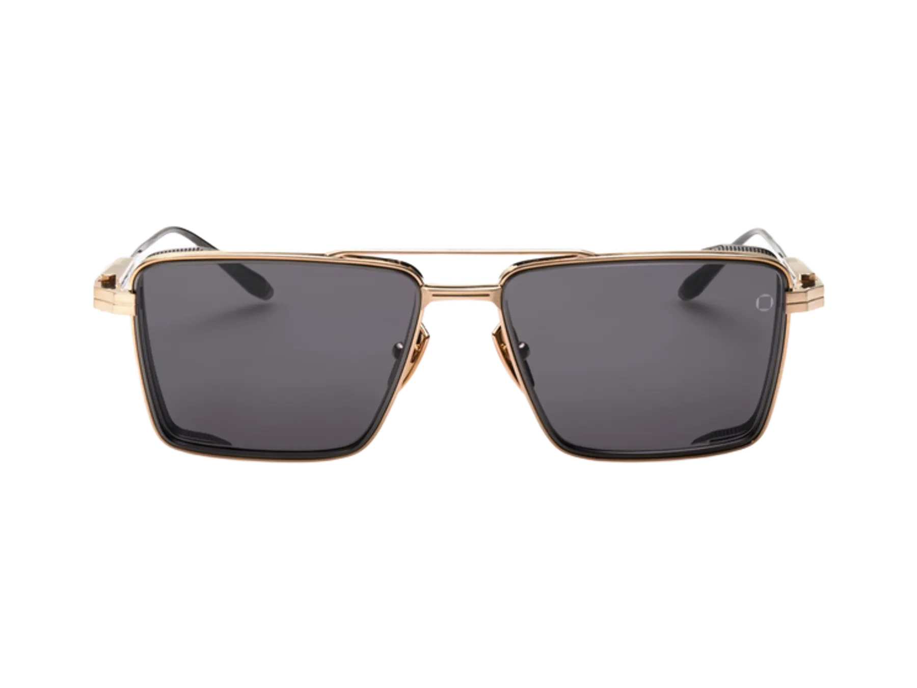 Akoni Sprint-A sunčane naočare, boja Brushed 12k Gold/Matte Black, pogled spreda