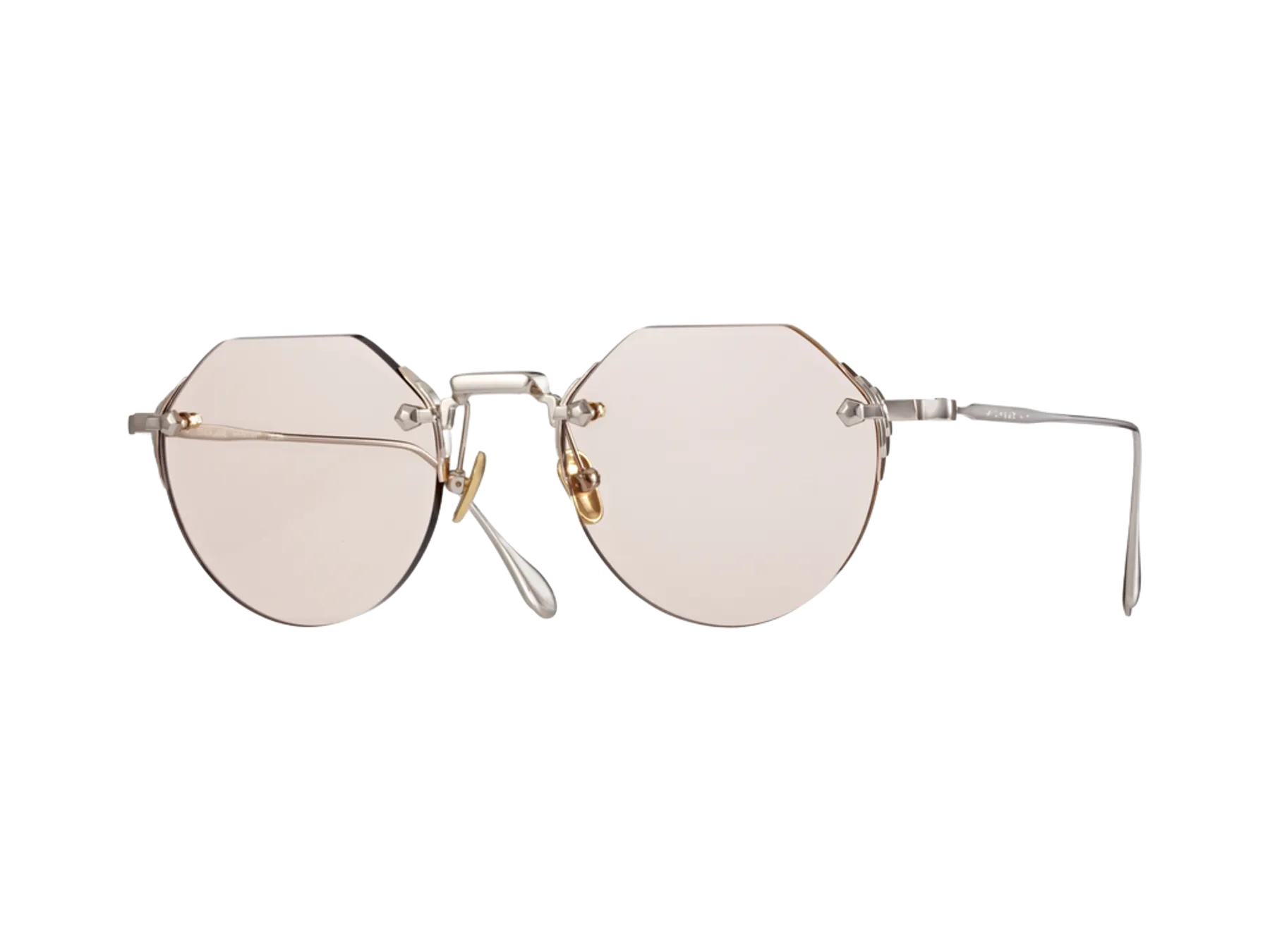 Massada Pentagon Supreme sunčane naočare, boja White Gold, pogled iz ugla