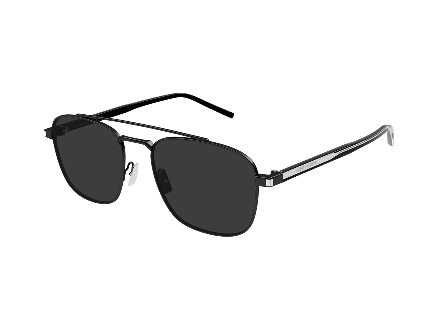 Saint Laurent SL 665 sunčane naočare, boja Semimatte Black, pogled iz ugla