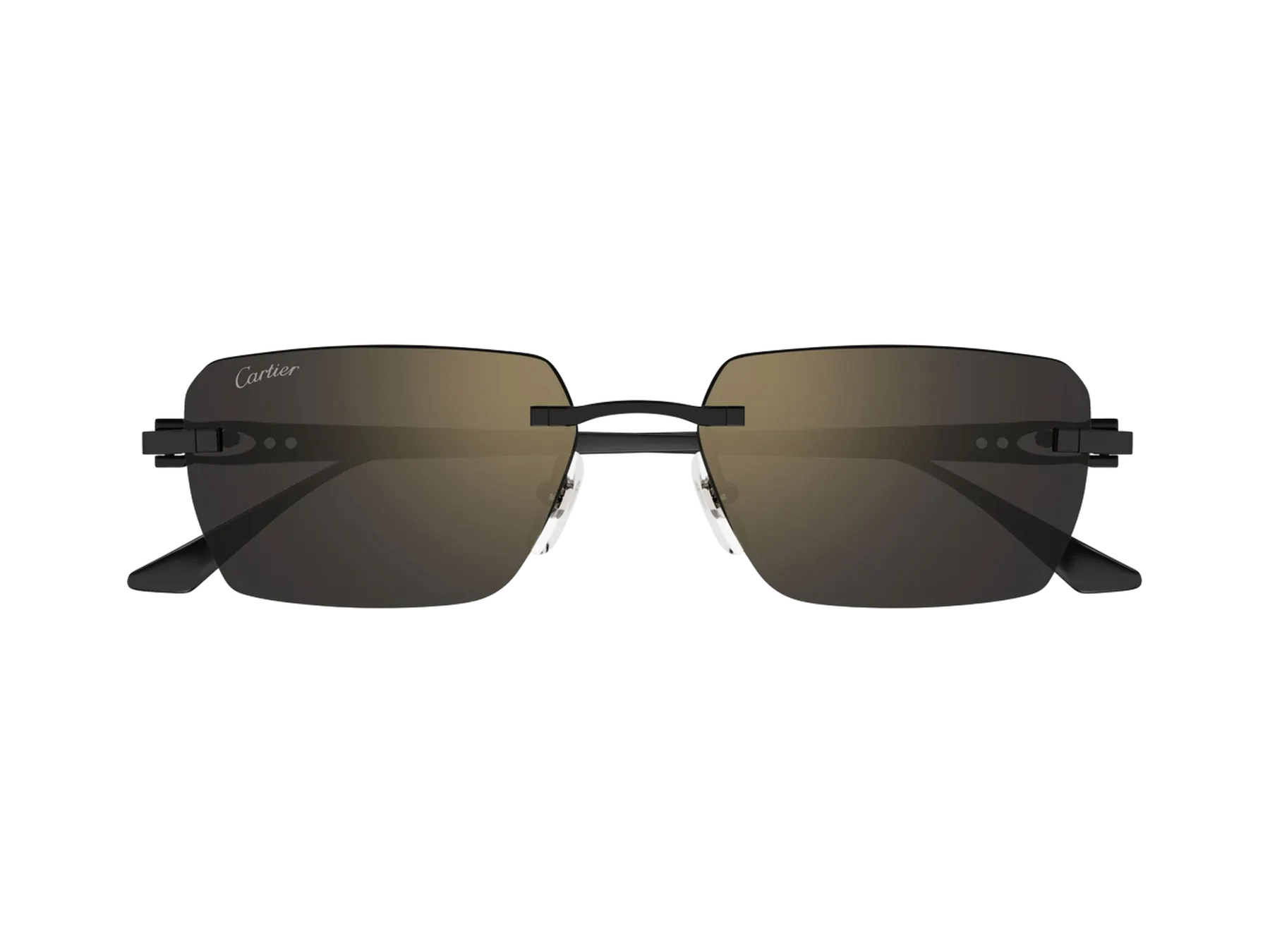 Cartier C Décor CT0660S sunčane naočare, boja Black/Grey, pogled spreda
