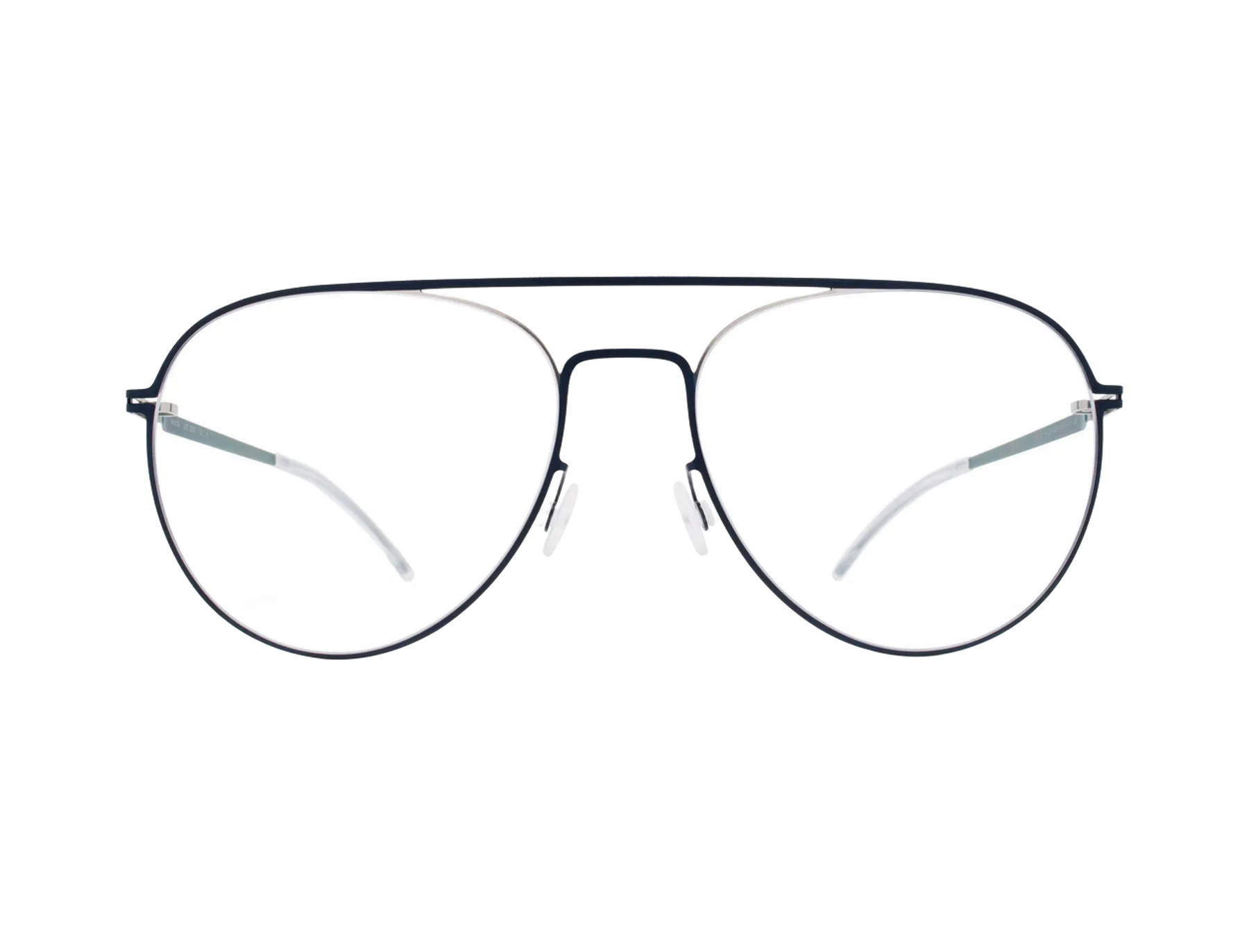Mykita Eero dioptrijske naočare, boja Silver/Navy, pogled spreda