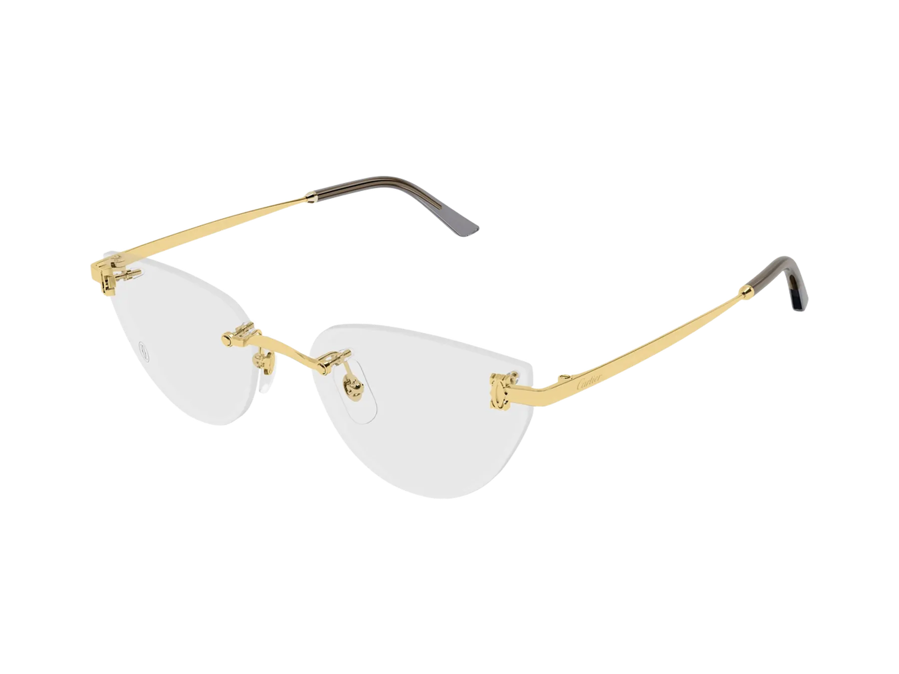 Cartier CT0673O dioptrijske naočare, boja Gold, pogled iz ugla