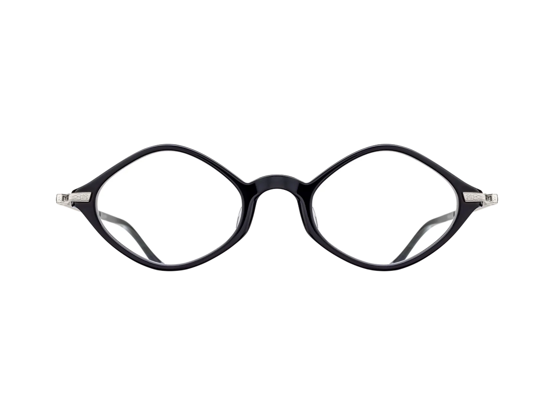 Matsuda M2066 naočare, boja Black Palladium White, prednji kadar
