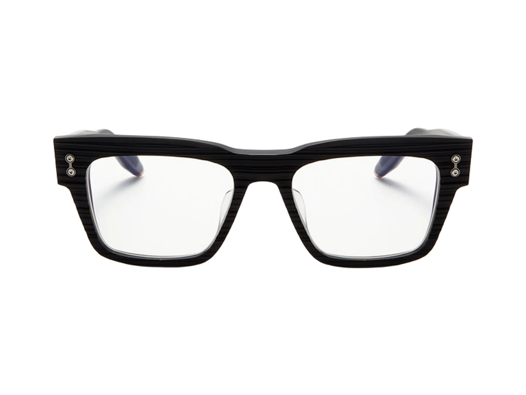 Akoni Columba dioptrijske naočare, boja Scraped Matte Black, pogled spreda