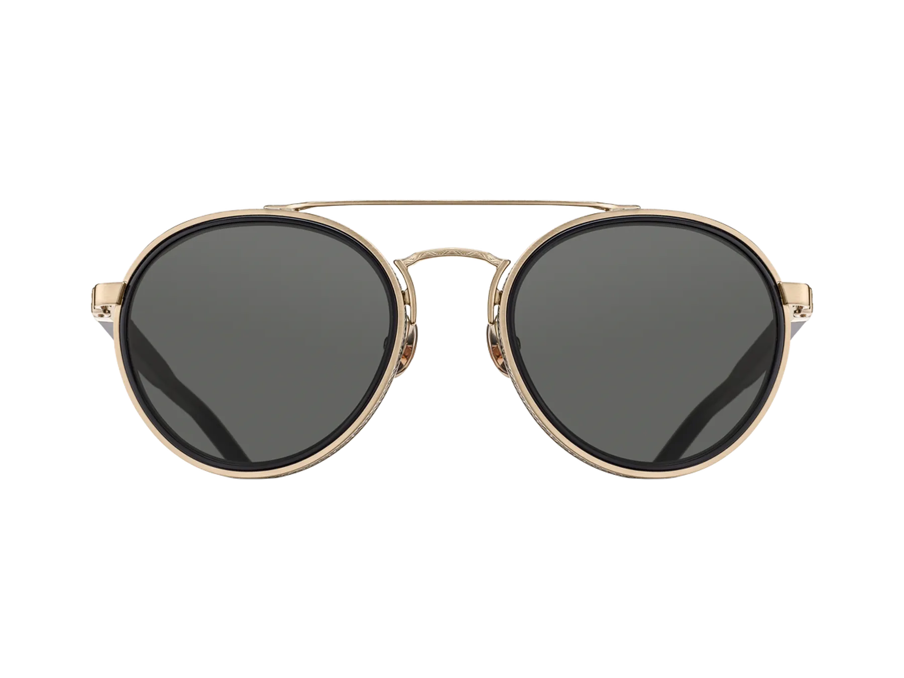 Matsuda M3156 naočare, boja Brushed Gold Black, prednji kadar