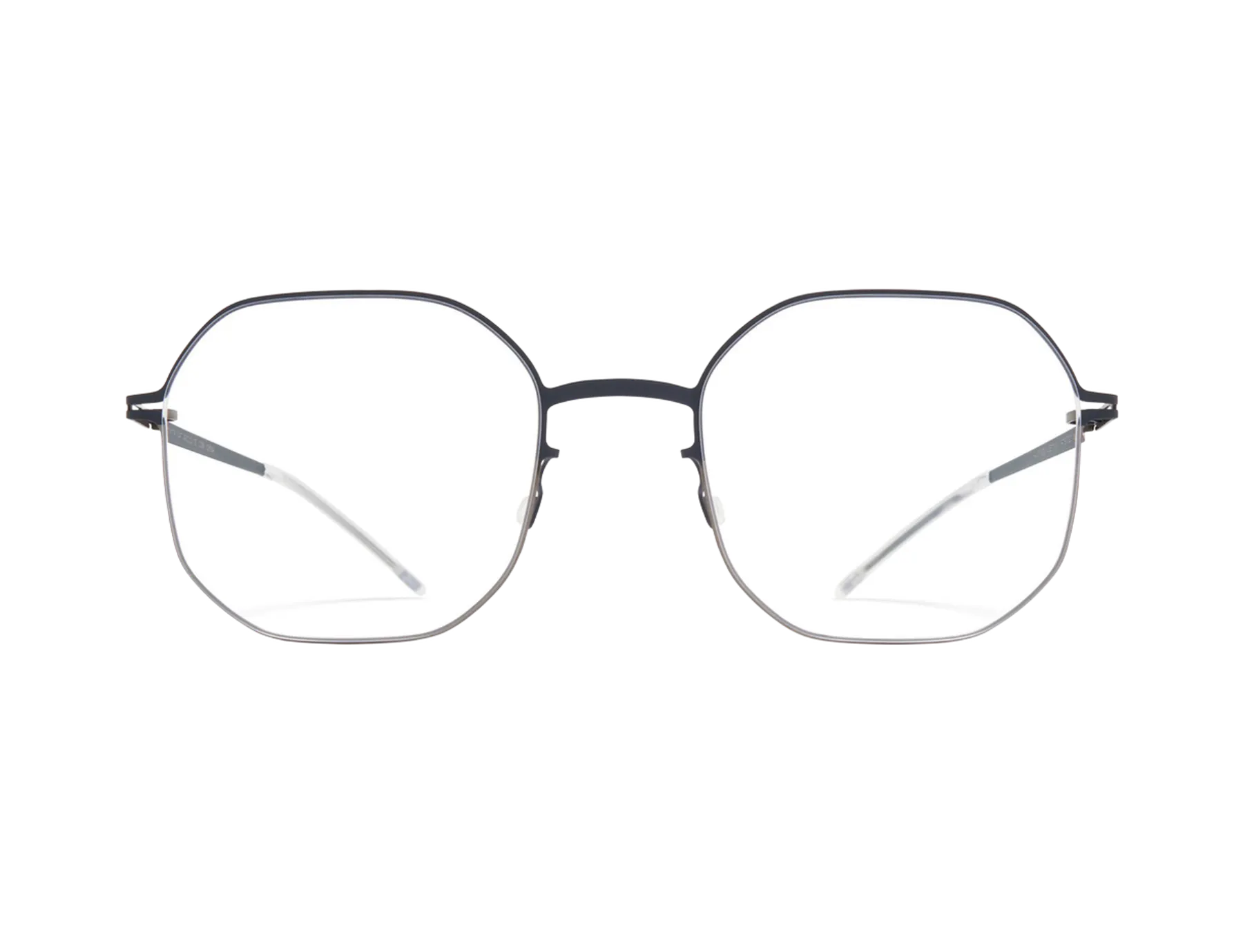 Mykita Cat dioptrijske naočare, boja Shiny Graphite/Indigo, pogled spreda