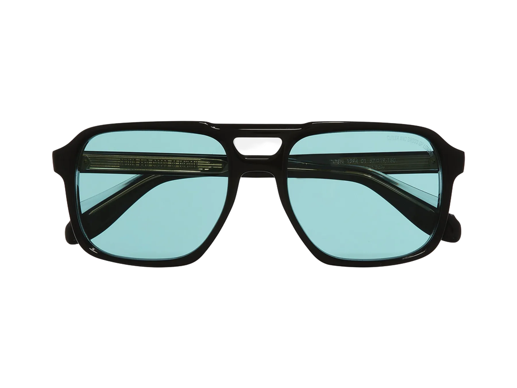 Cutler and Gross 1394 sunčane naočare, boja Black, pogled spreda