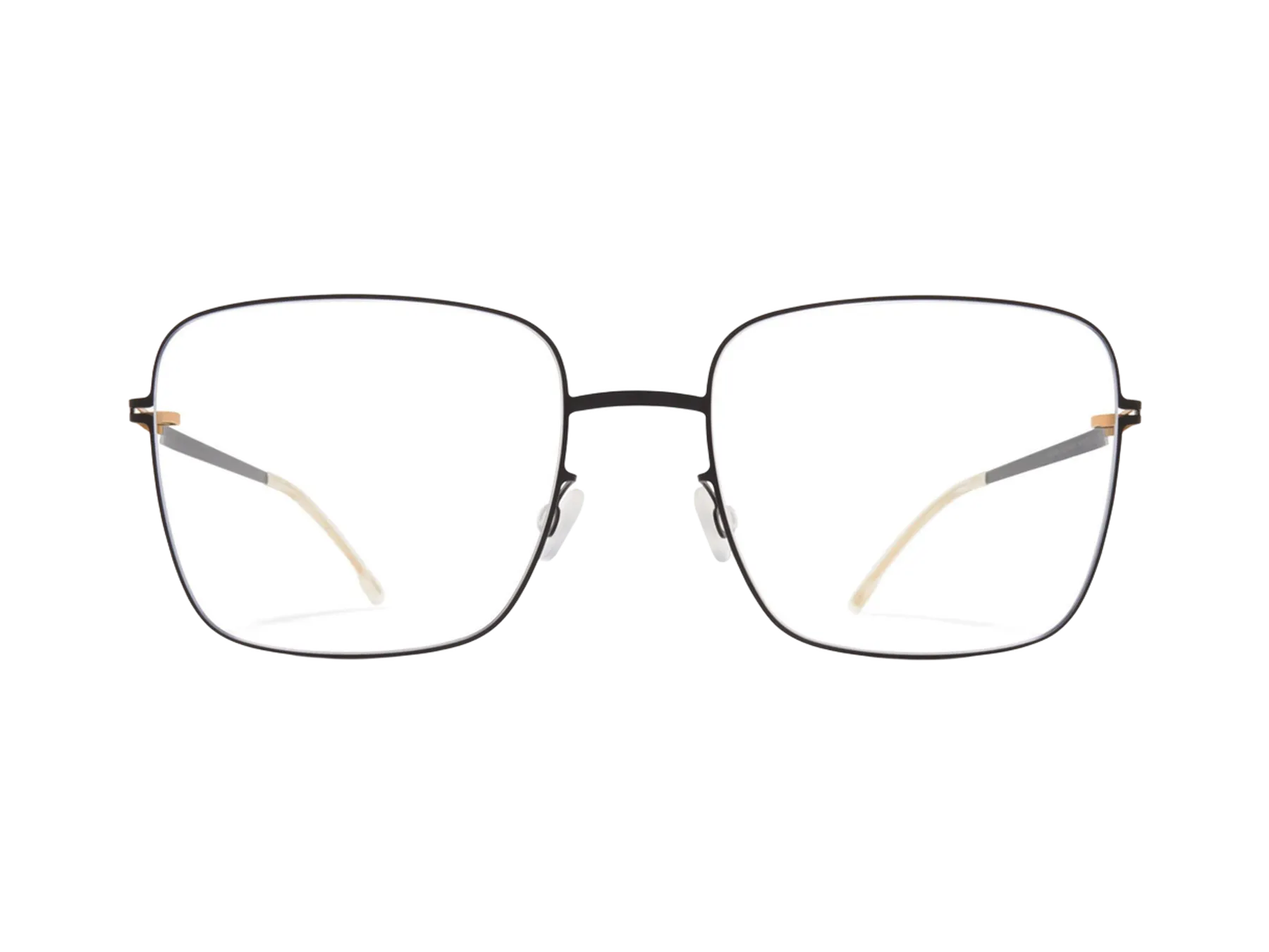 Mykita Silia dioptrijske naočare, boja Jet Black, pogled spreda