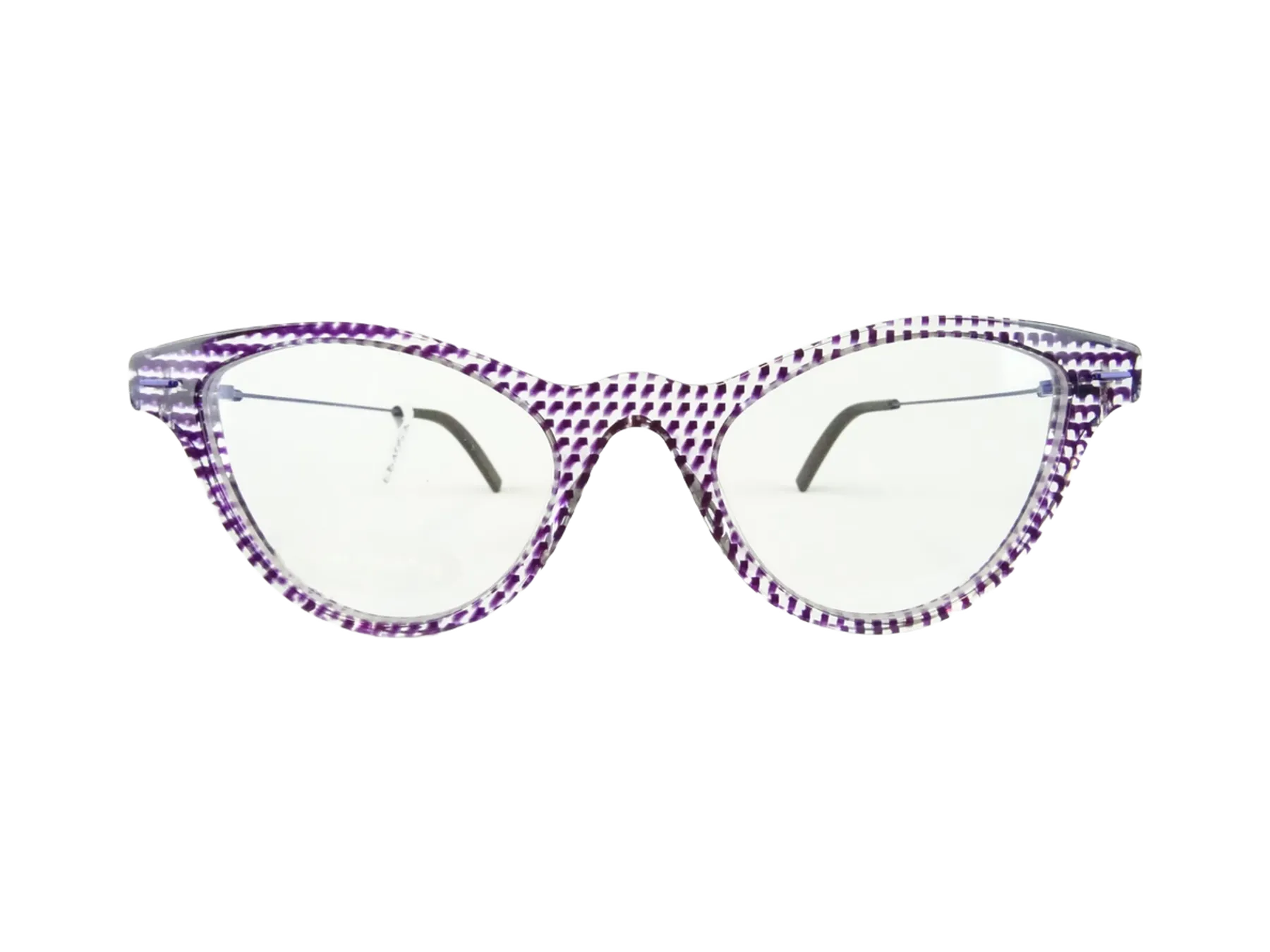 Theo Kartoffel dioptrijske naočare, boja Purple Transparent, pogled spreda