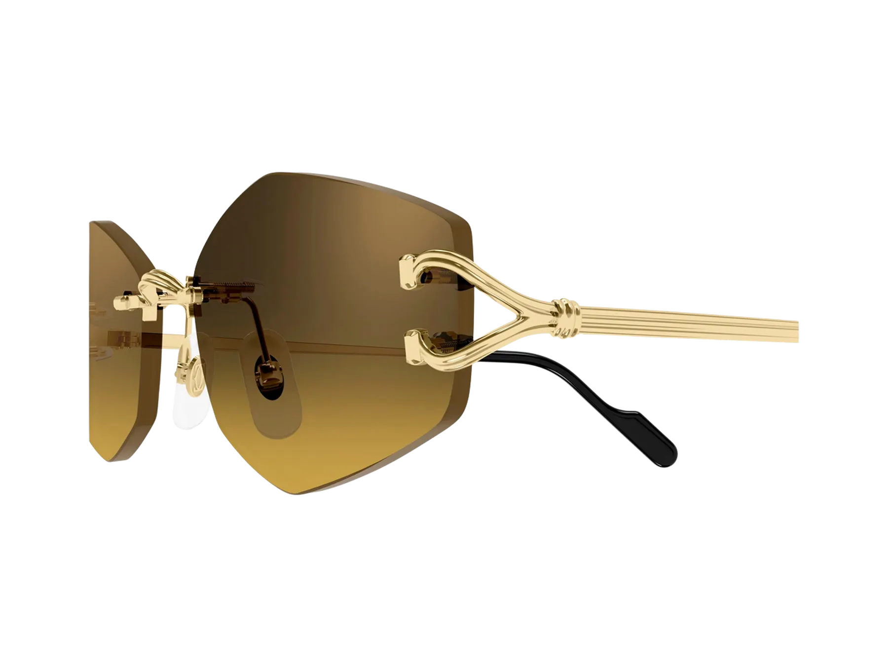 Cartier C Décor CT0620S sunčane naočare, boja Gold/Brown, detalj