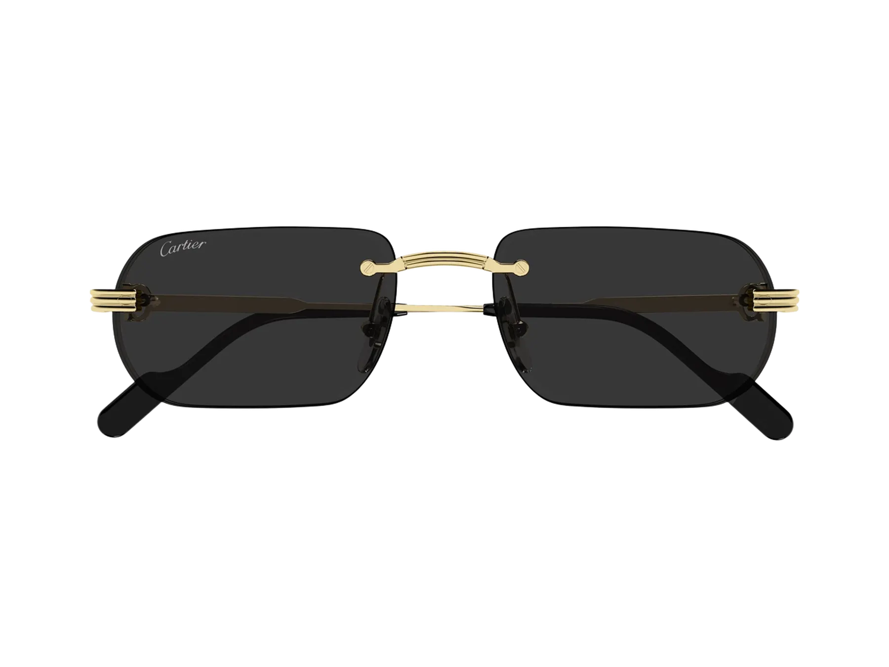 Cartier Première de Cartier CT0577S sunčane naočare, boja Gold/Grey, pogled spreda