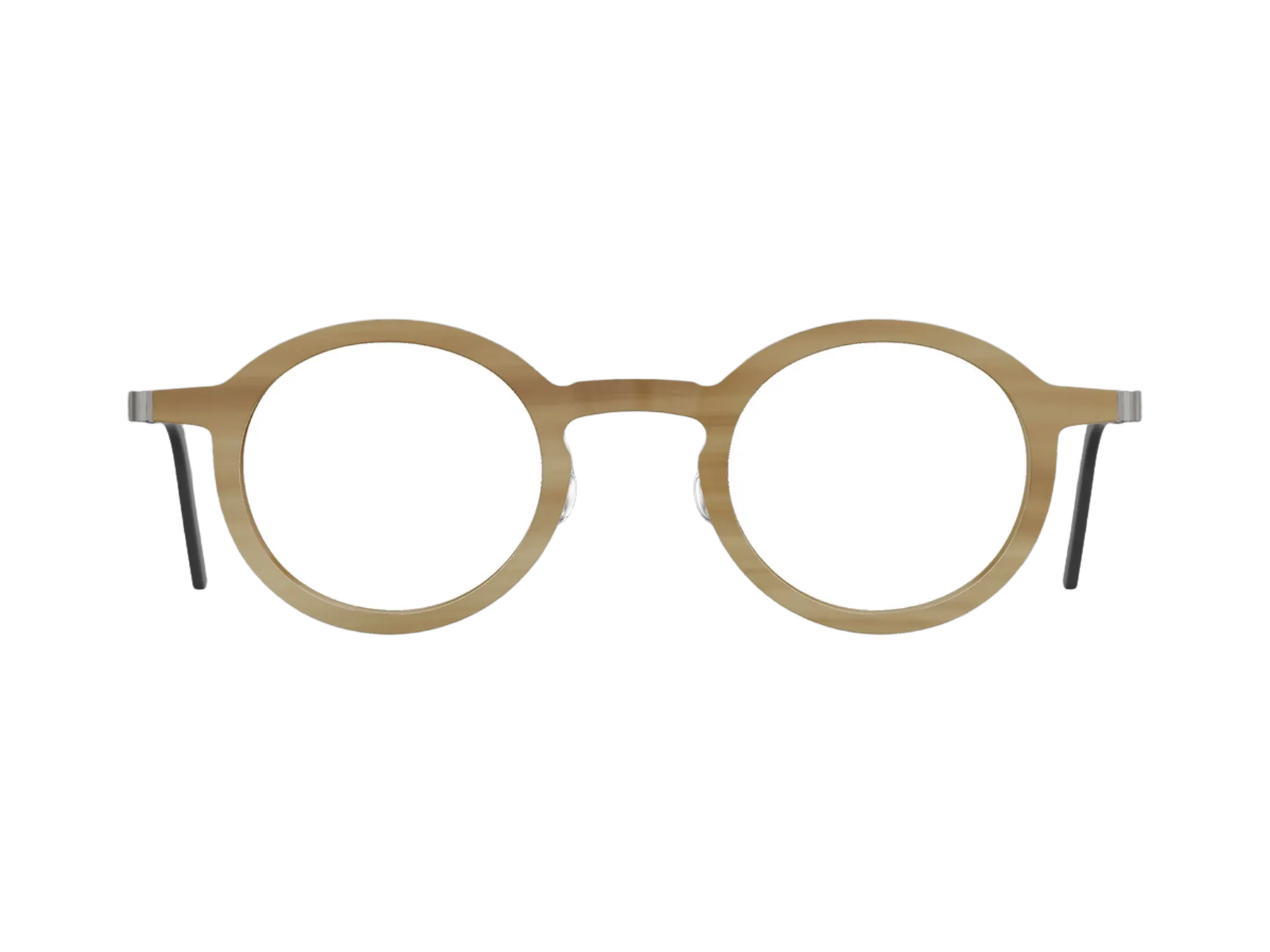 Lindberg Buffalo Titanium 1855 dioptrijske naočare, boja light brown, pogled spreda