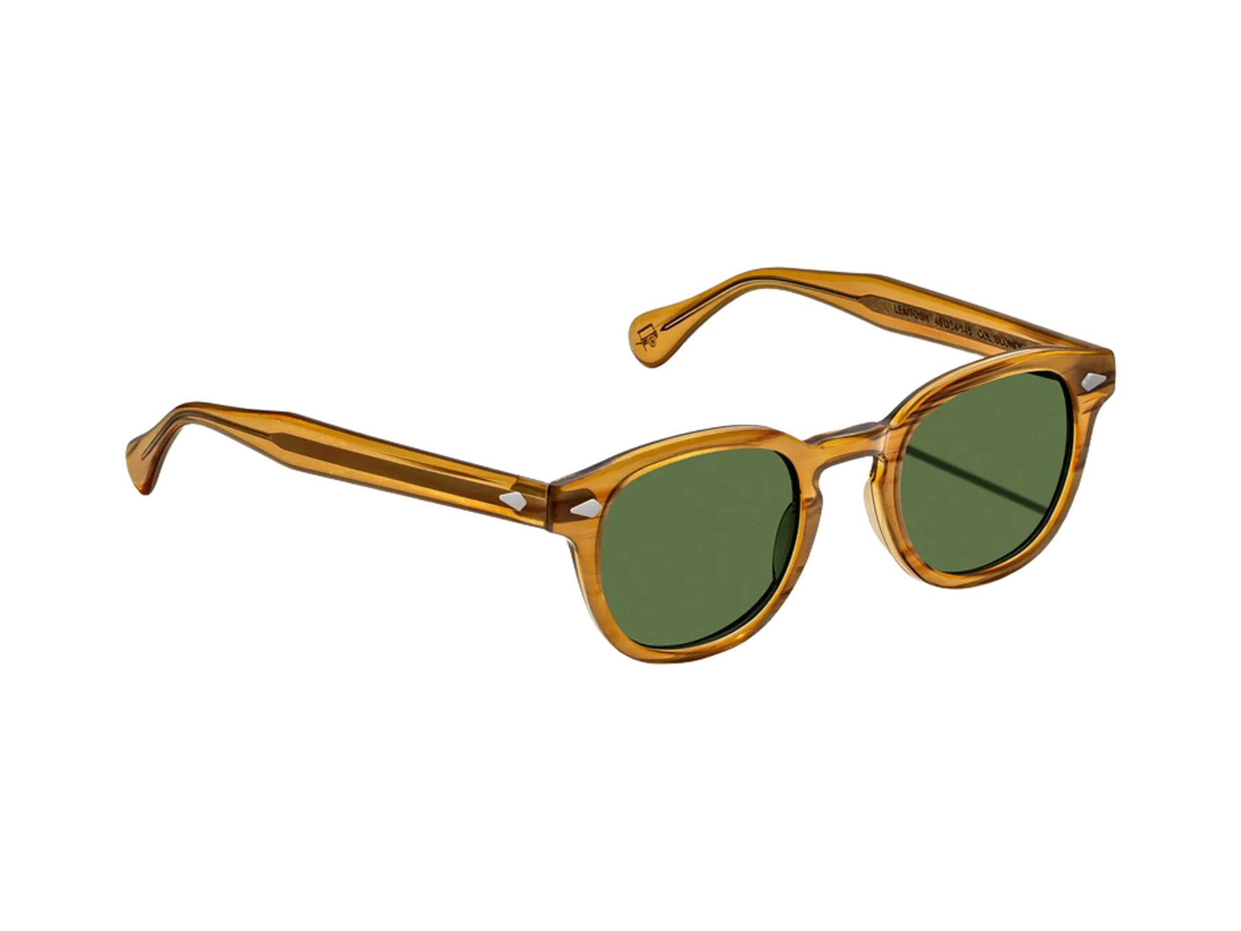 Moscot Lemtosh Sun sunčane naočare, boja Blonde, staklo Calibar Green, pogled iz ugla