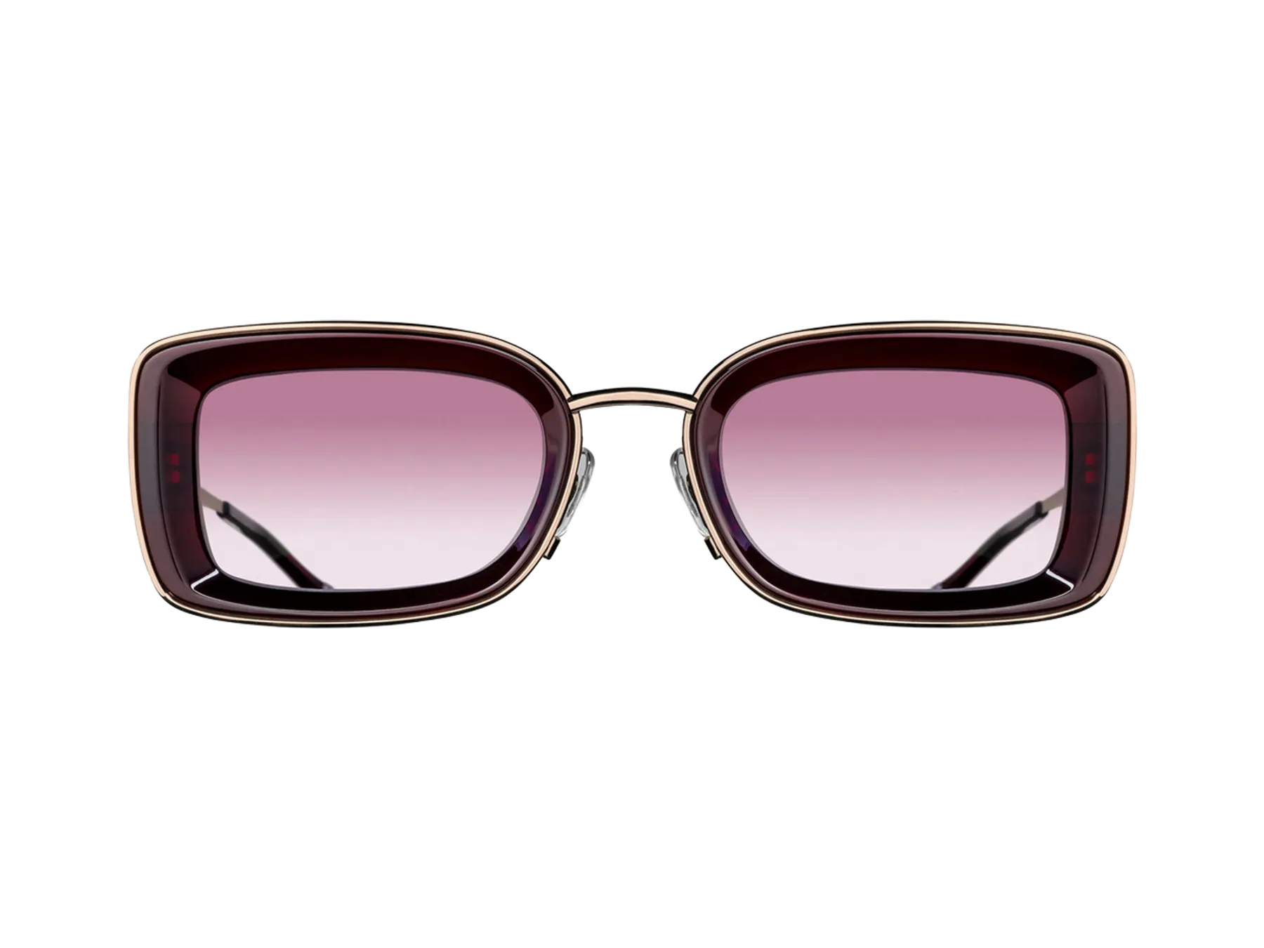 Matsuda M3124 naočare, boja Rose Gold Bordeaux, prednji kadar