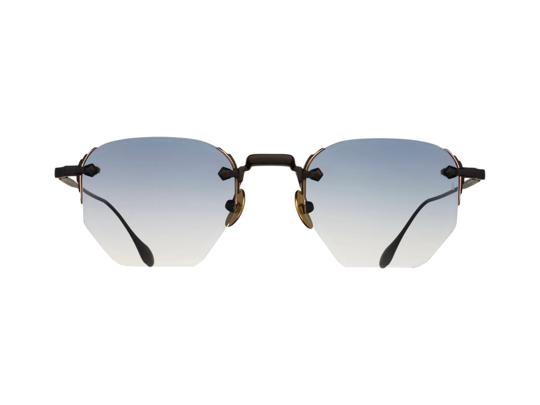 Massada Pentagon Essential sunglasses, colour Black, front view