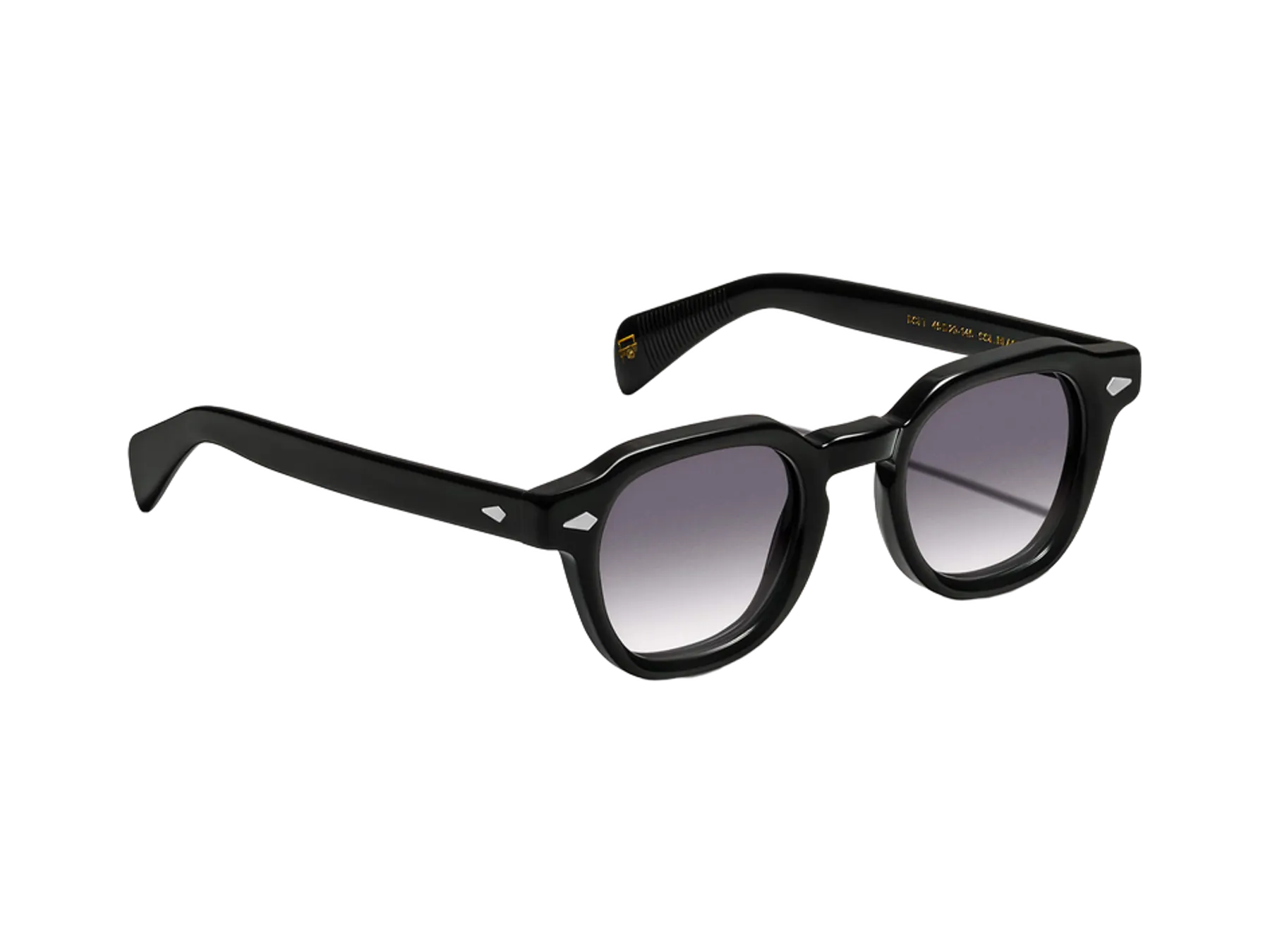 Moscot Dolt Sun sunčane naočare, boja Black, staklo American Grey Fade, pogled iz ugla