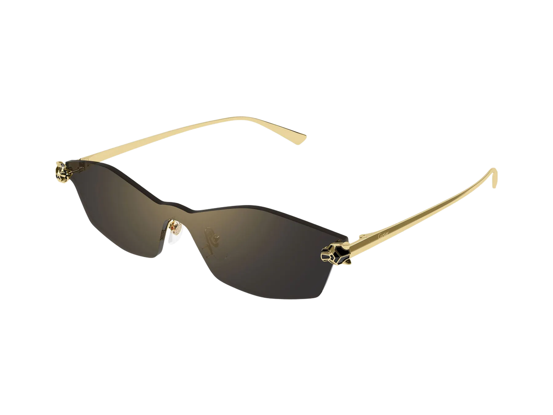 Cartier Panthère de Cartier CT0678S sunčane naočare, boja Gold/Grey, pogled iz ugla