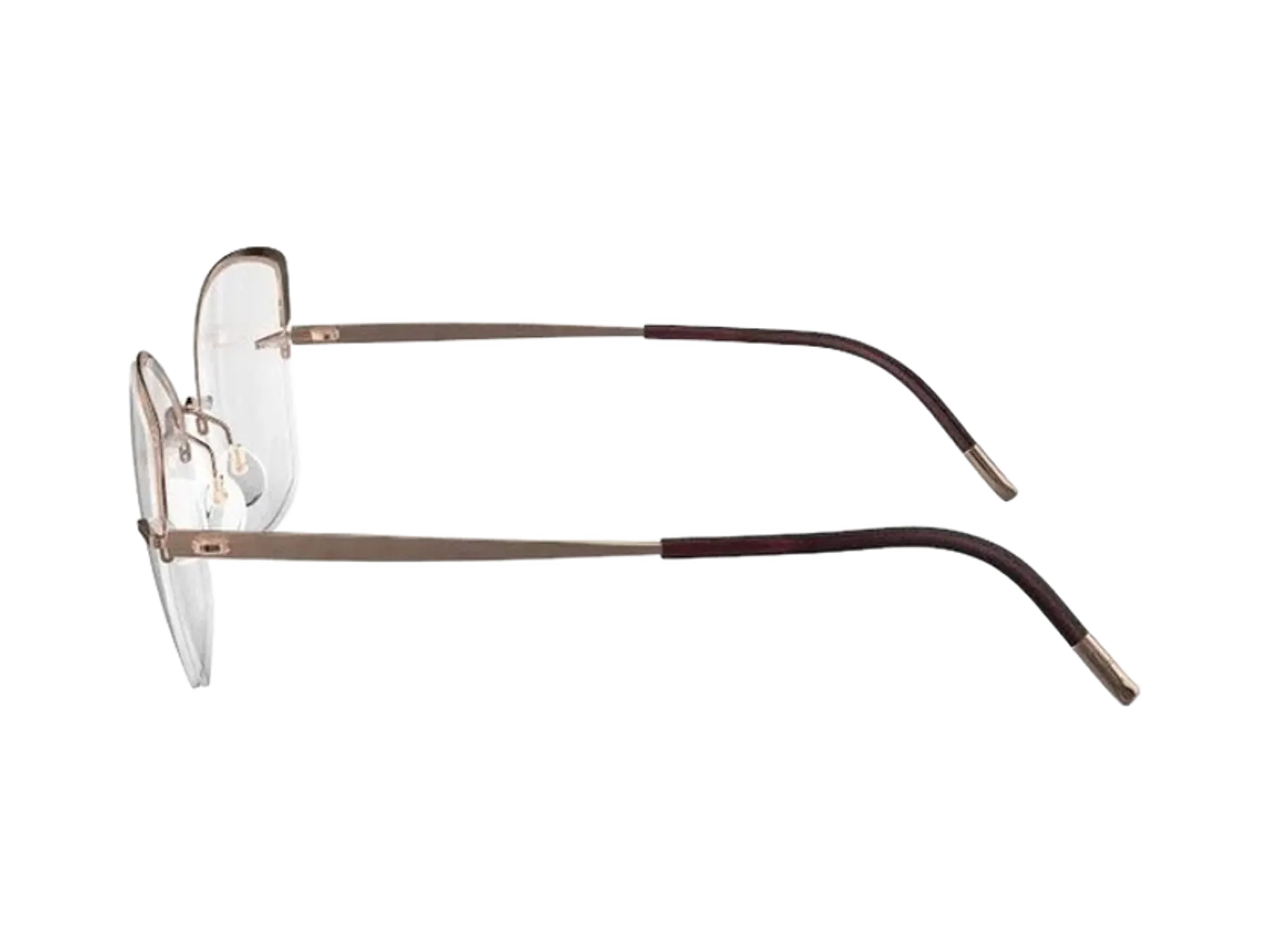Silhouette Artline Nylor 5546 JT dioptrijske naočare, boja Amethyst / Rose Polished, pogled sa strane