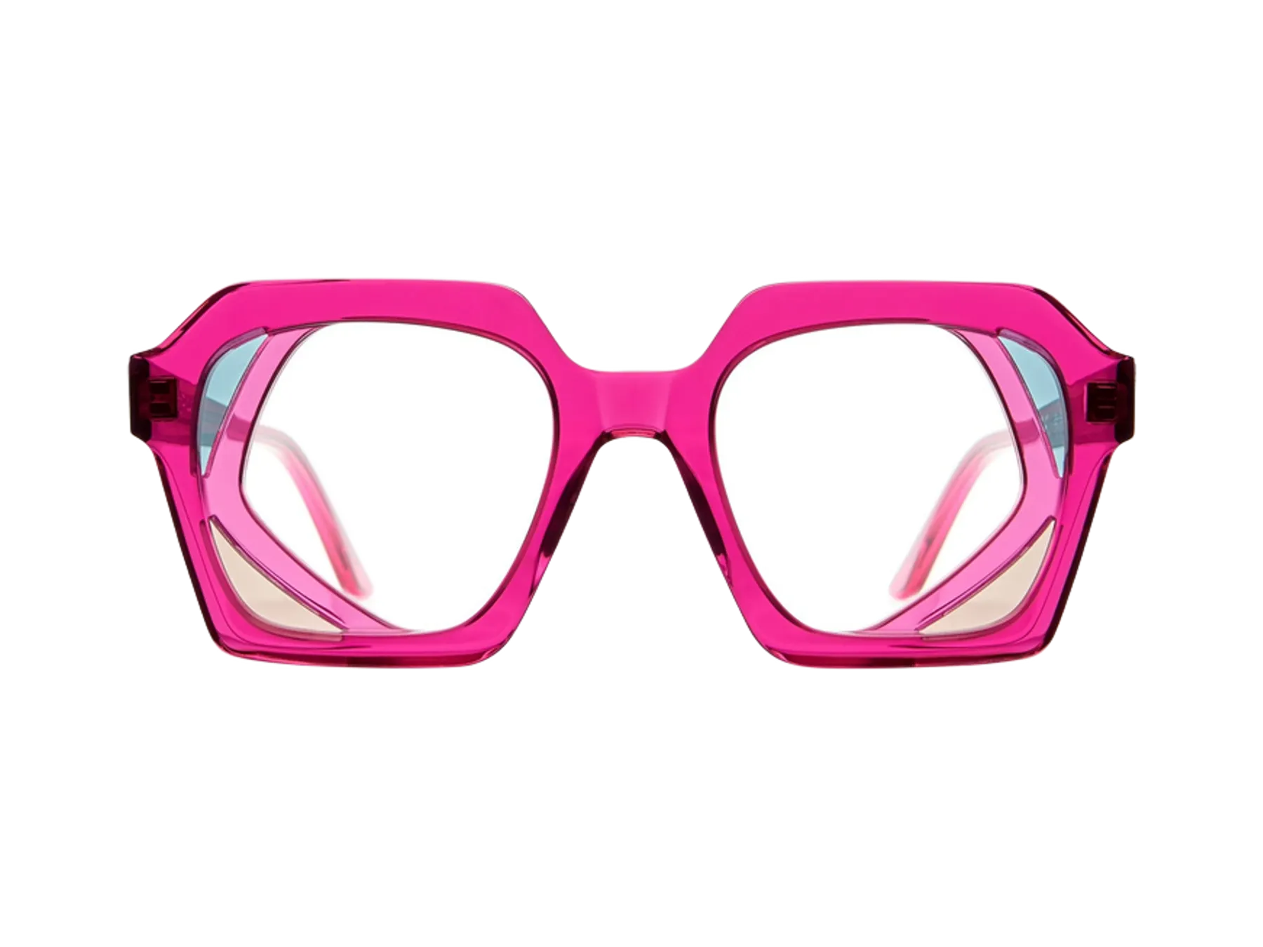 Kuboraum T8 dioptrijske naočare, boja Fuchsia, pogled spreda