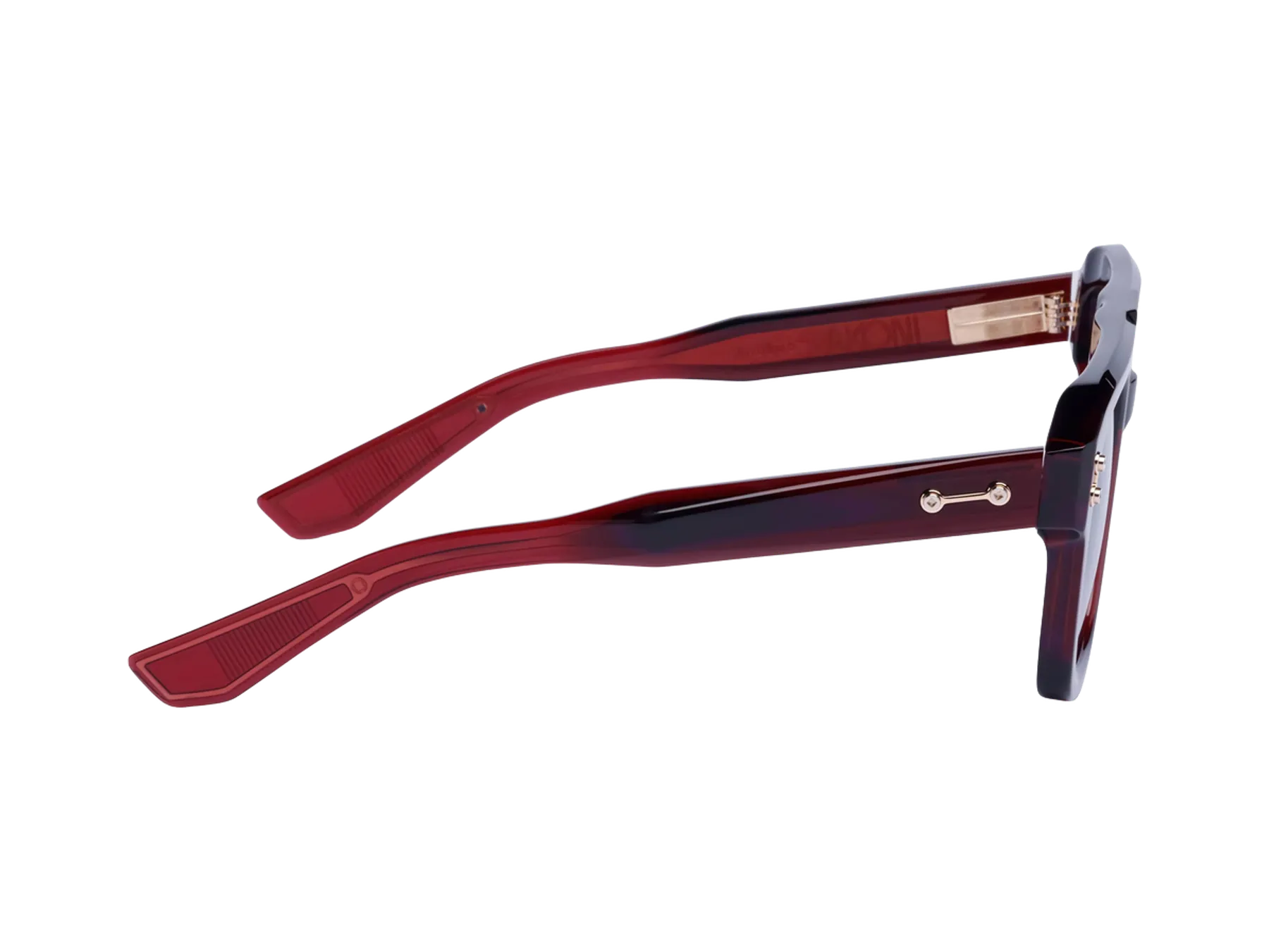 Akoni Perseus sunčane naočare, boja Crystal Burgundy/12k Gold, bočno