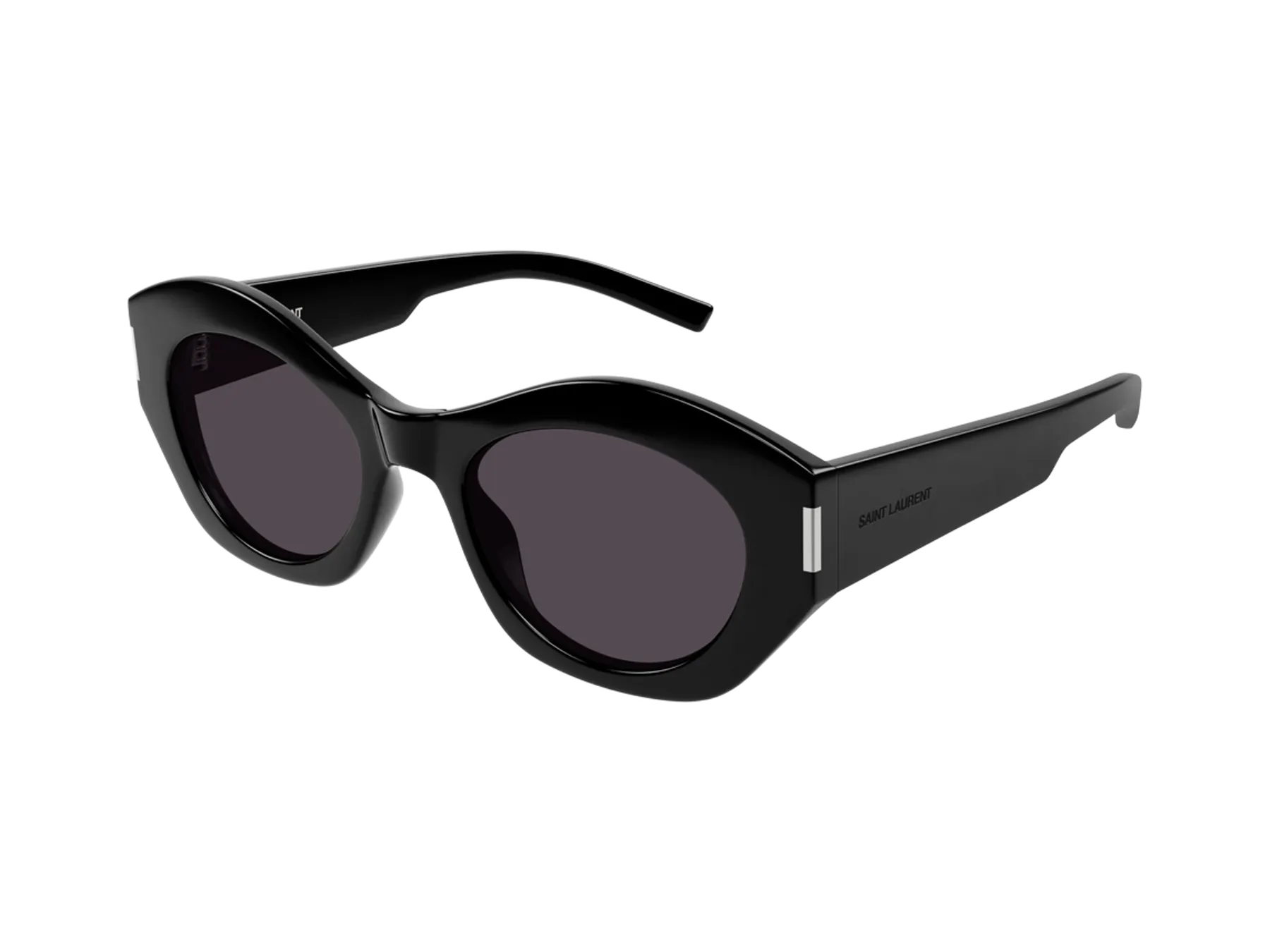 Saint Laurent SL 639 sunčane naočare, boja Black, pogled iz ugla