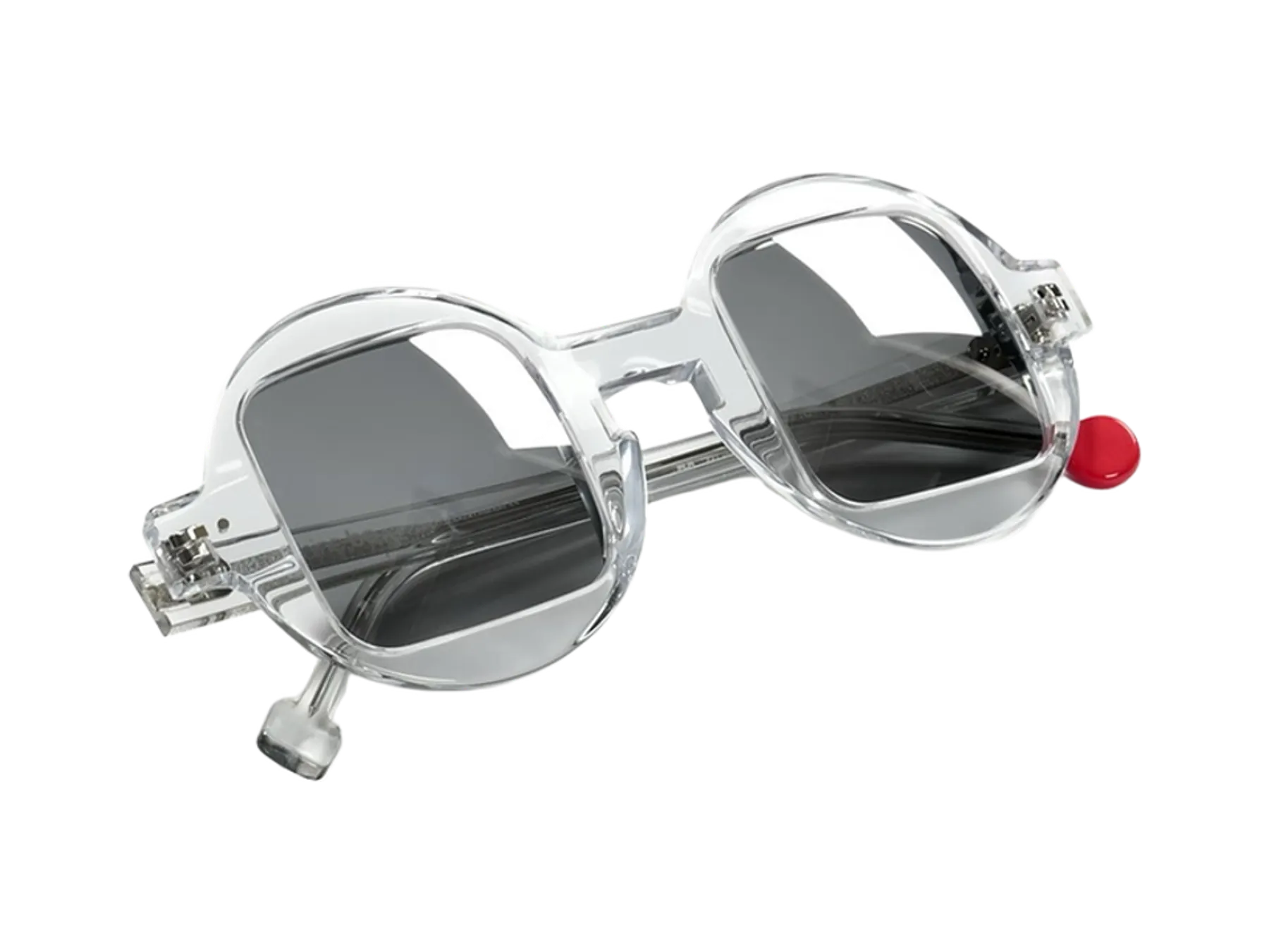 Sabine Be Be Whaouh ! Sun sunglasses, colour Crystal Shiny, with temples folded