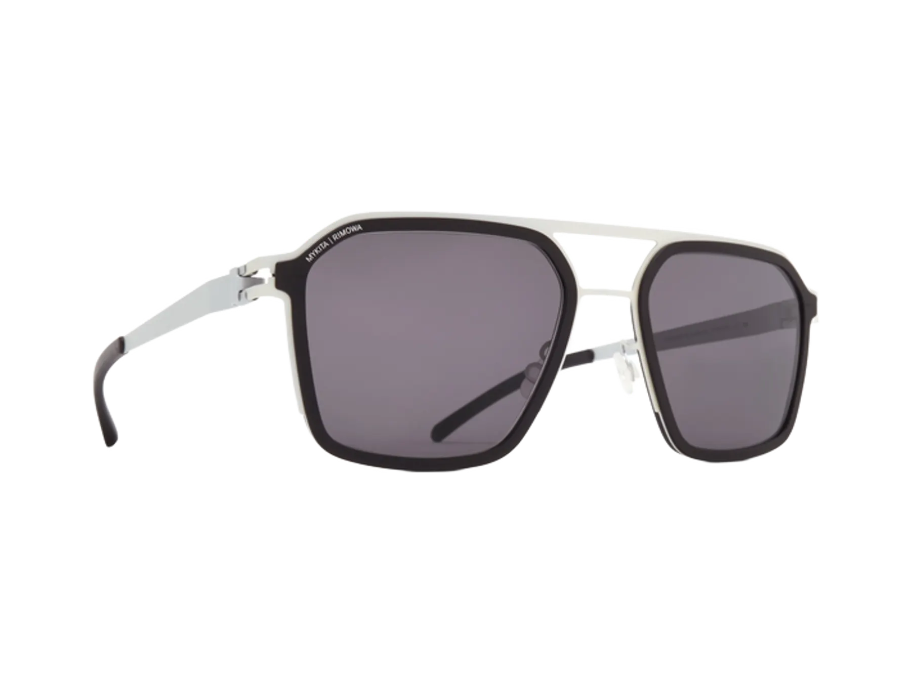 Mykita MR003 naočare, boja White Silver/Black, pogled iz ugla