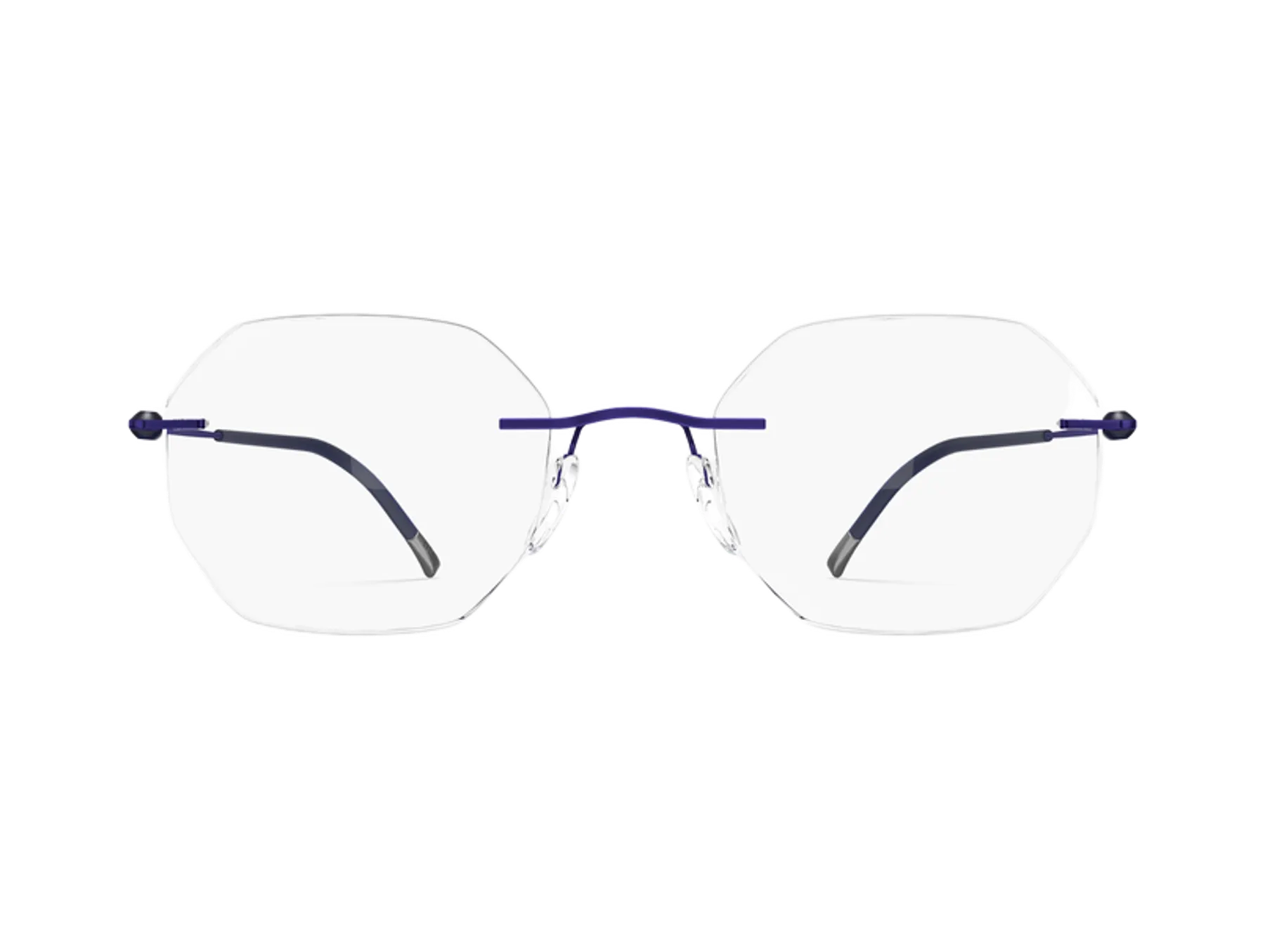 Silhouette Purist 5561 KZ dioptrijske naočare, boja Bright Blue, pogled spreda