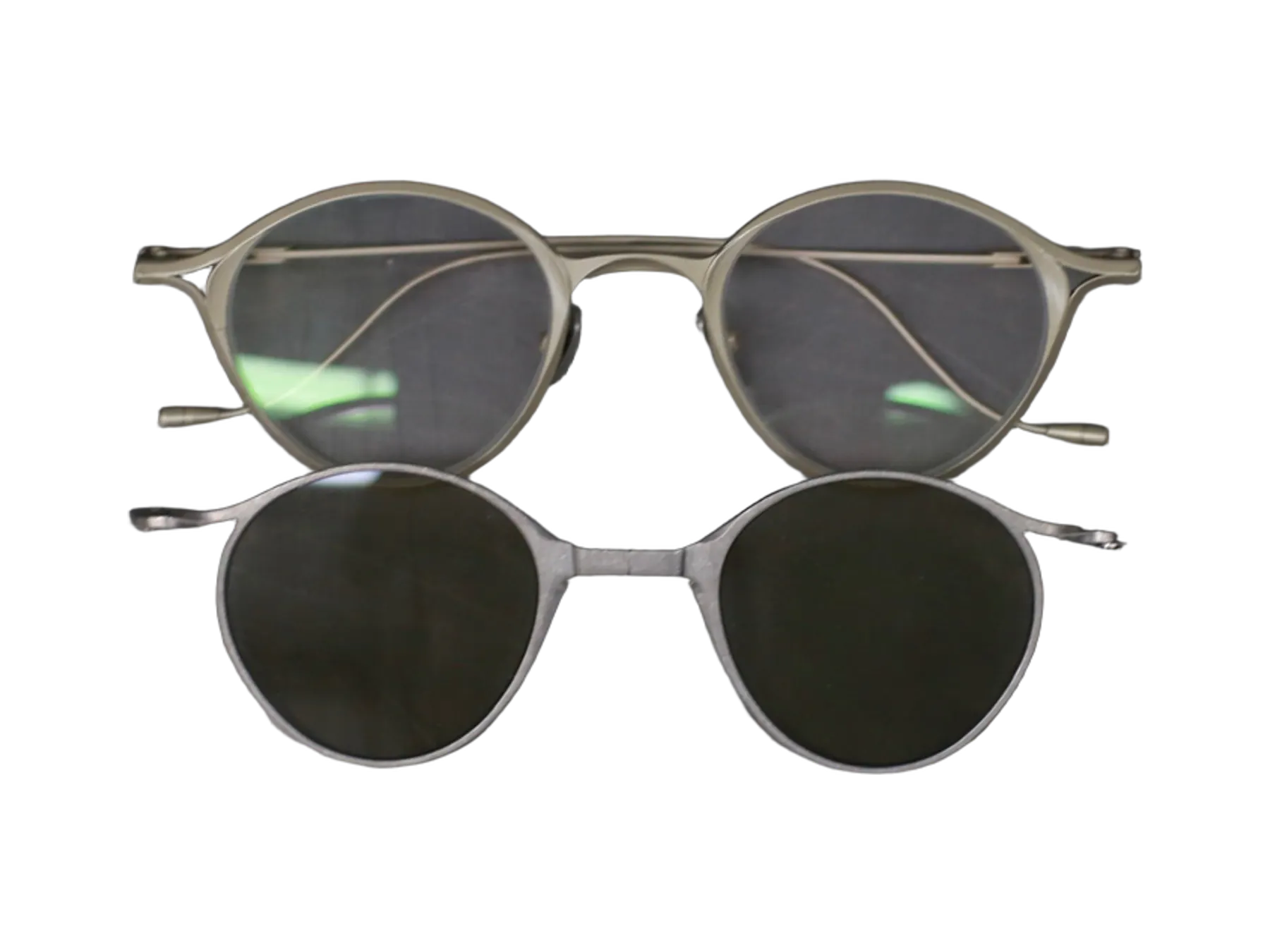 Rigards RG1038TI sunčane naočare, boja Light Gold / Titanium, okvir i klip odvojeno