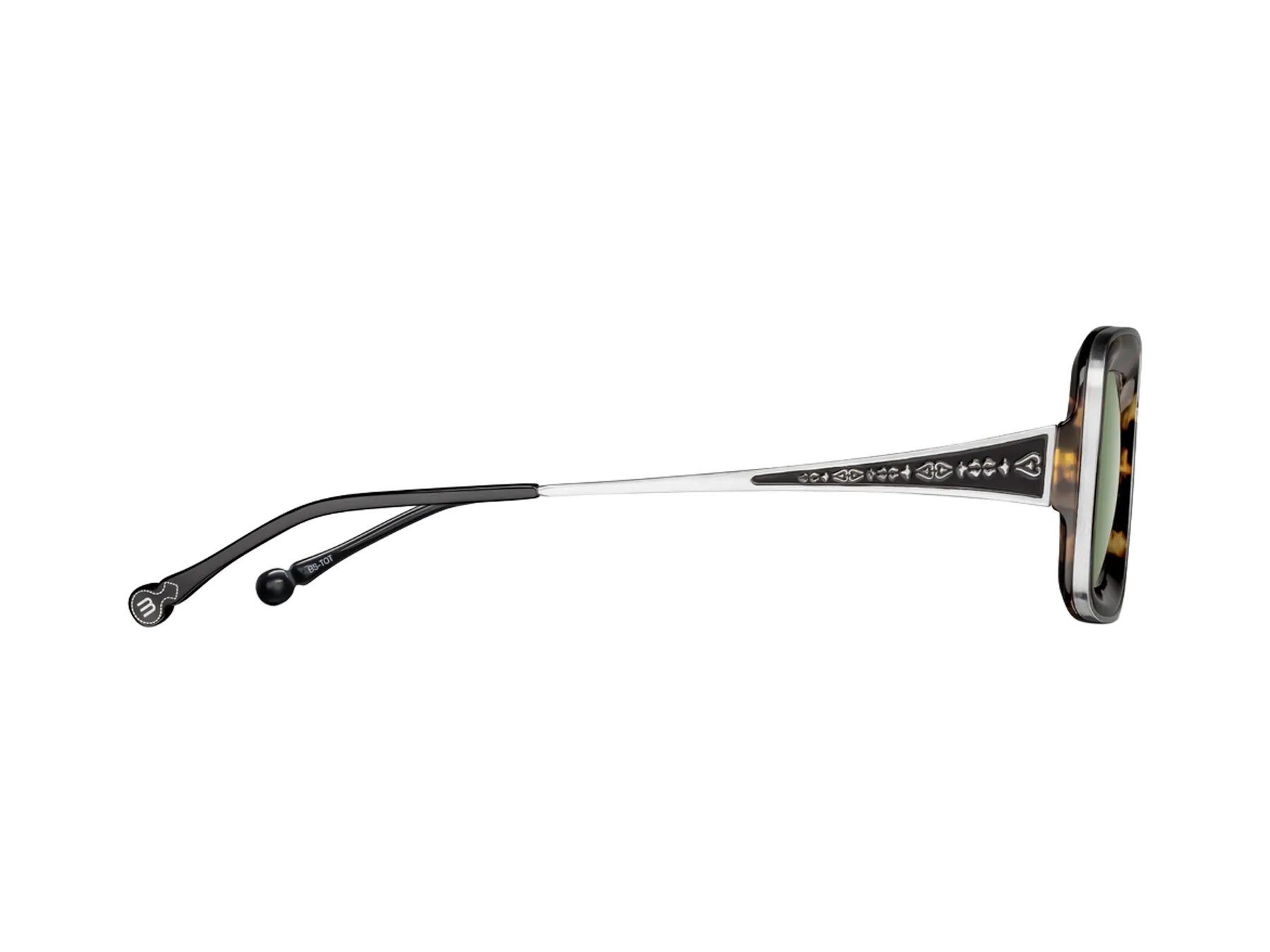 Matsuda M3124 naočare, boja Tokyo Tortoise Brushed Silver, leva drška