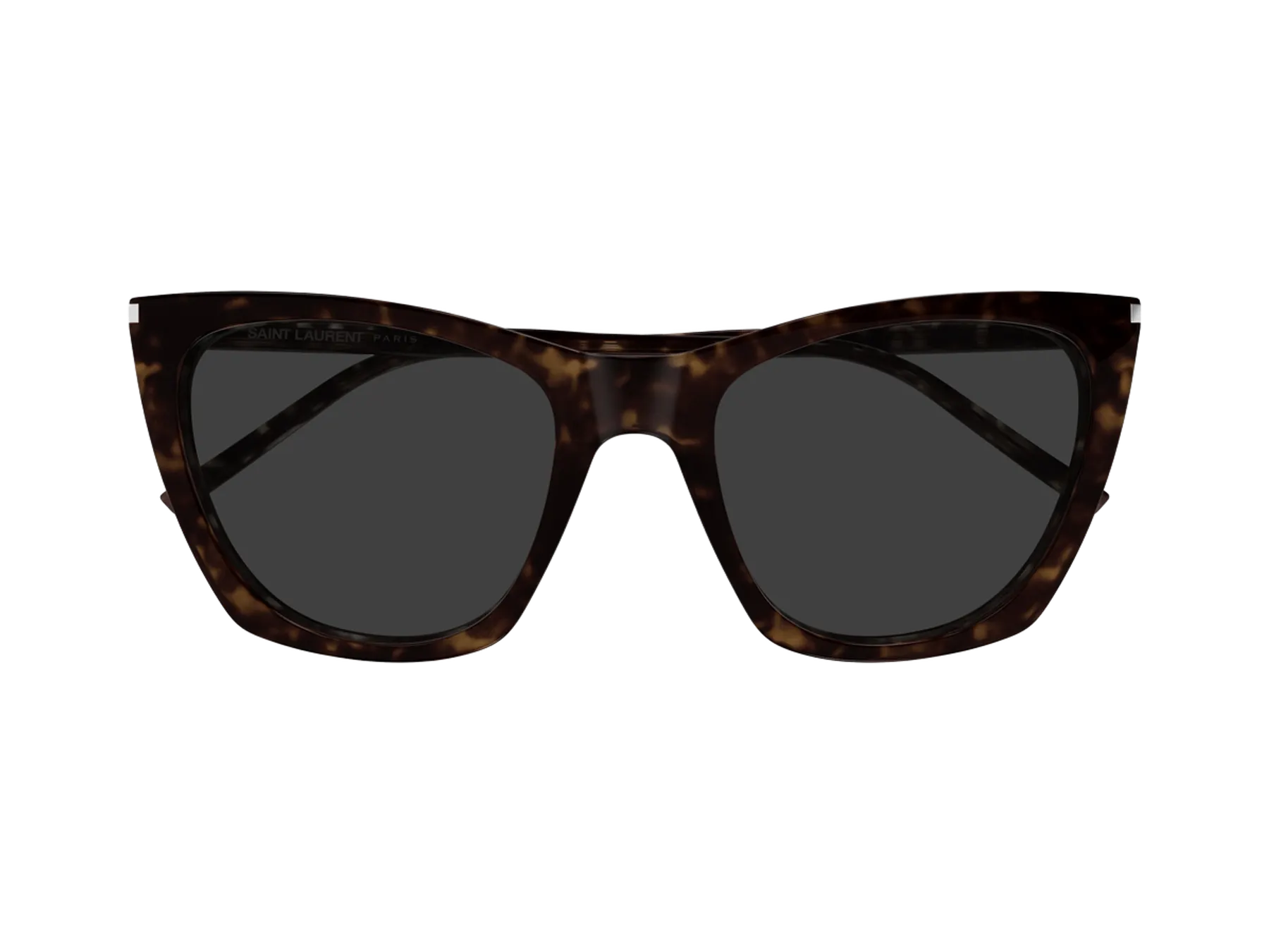 Saint Laurent SL 214 Kate Thin sunčane naočare, boja Shiny Dark Havana, pogled spreda