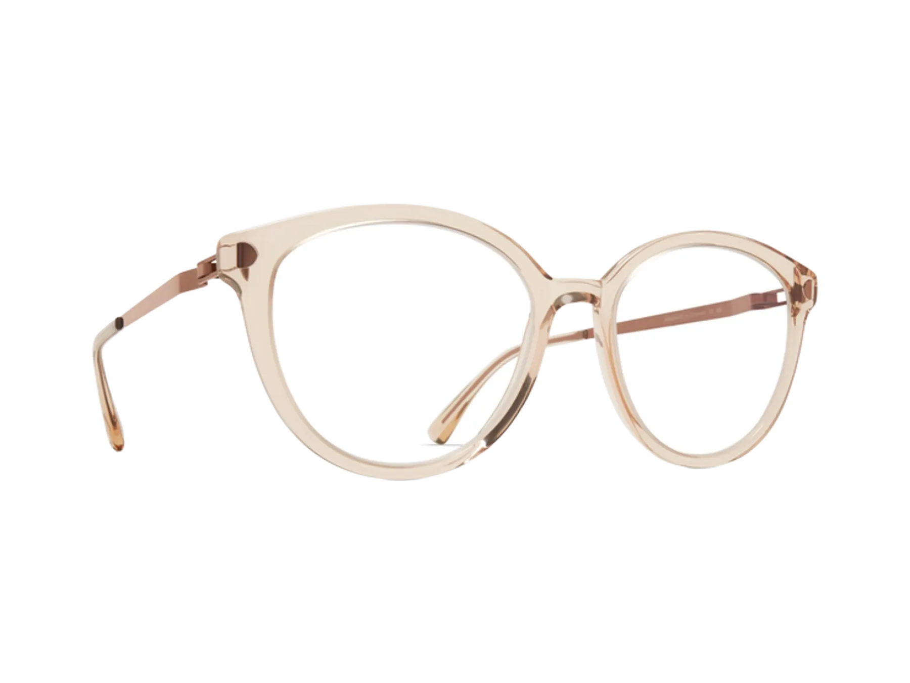 Mykita Yola naočare, boja Desert Haze/Shiny Copper, pogled iz ugla