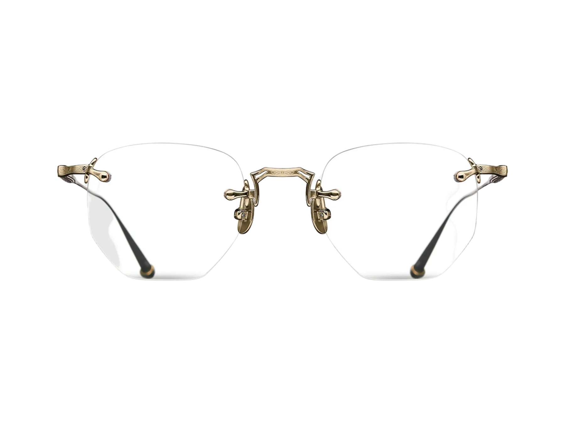 Matsuda M5006 dioptrijske naočare, boja Brushed Gold, pogled spreda