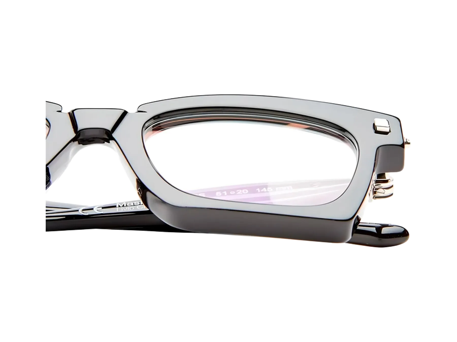 Kuboraum J5 Black Shine dioptrijske naočare, boja Black Shine, detalj
